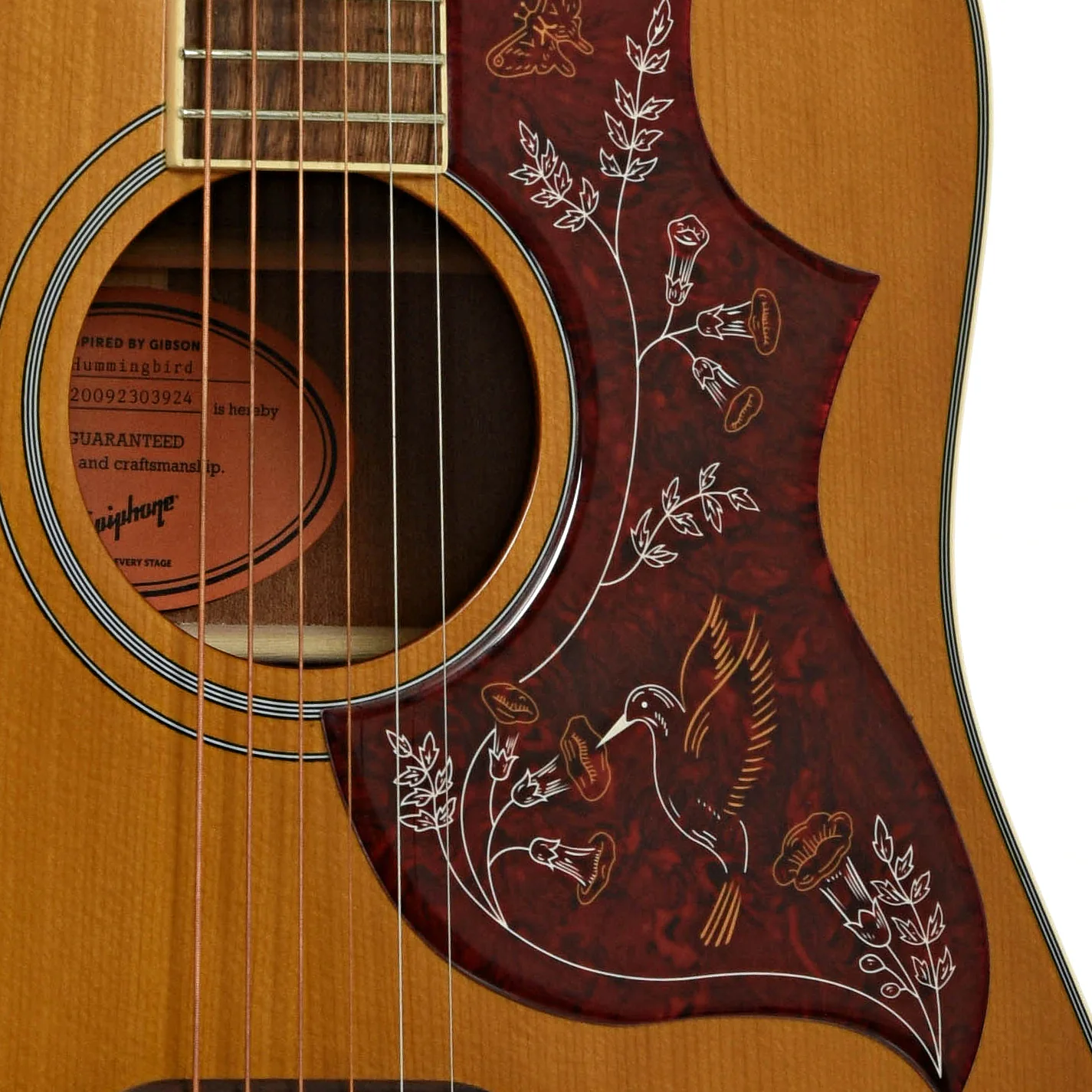 Epiphone Hummingbird Acoustic Guitar (2020) - Image 6