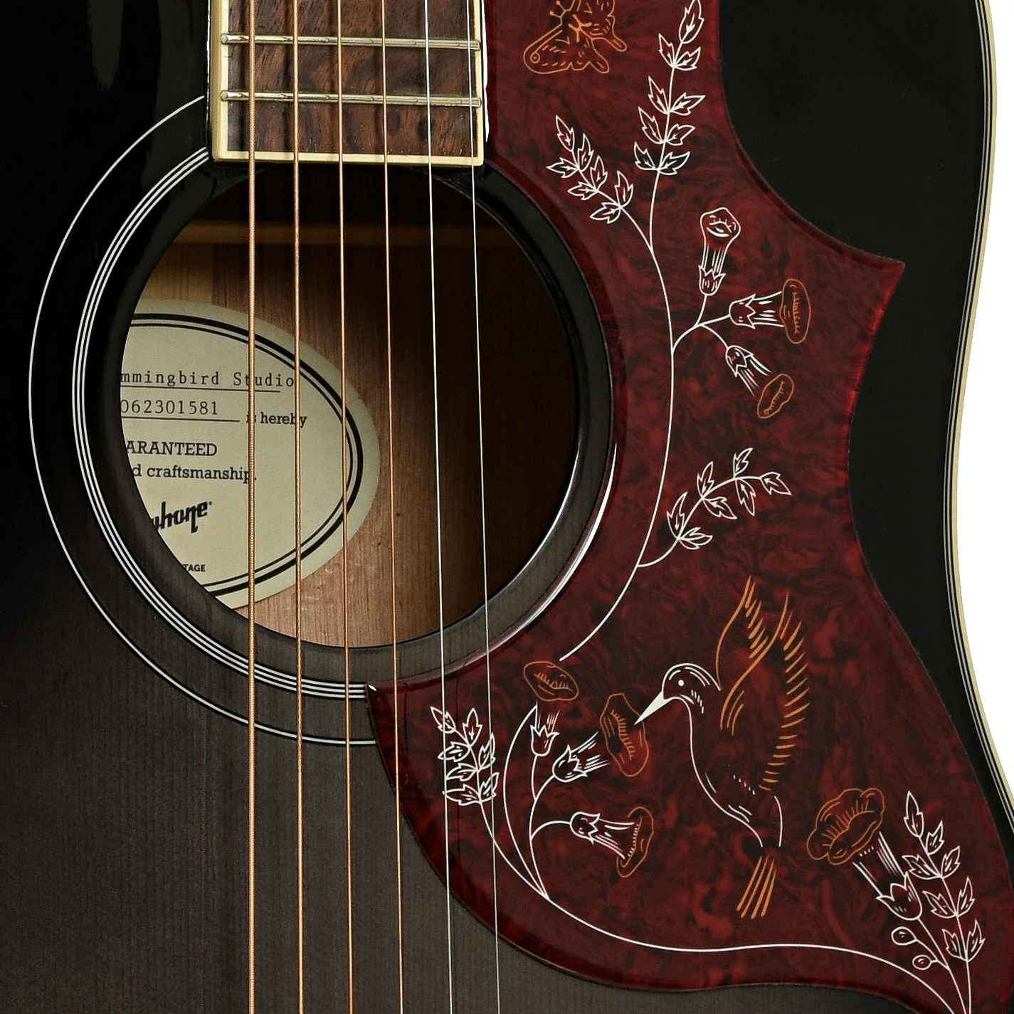 Epiphone Hummingbird Studio Acoustic-Electric Guitar (2023) - Image 6
