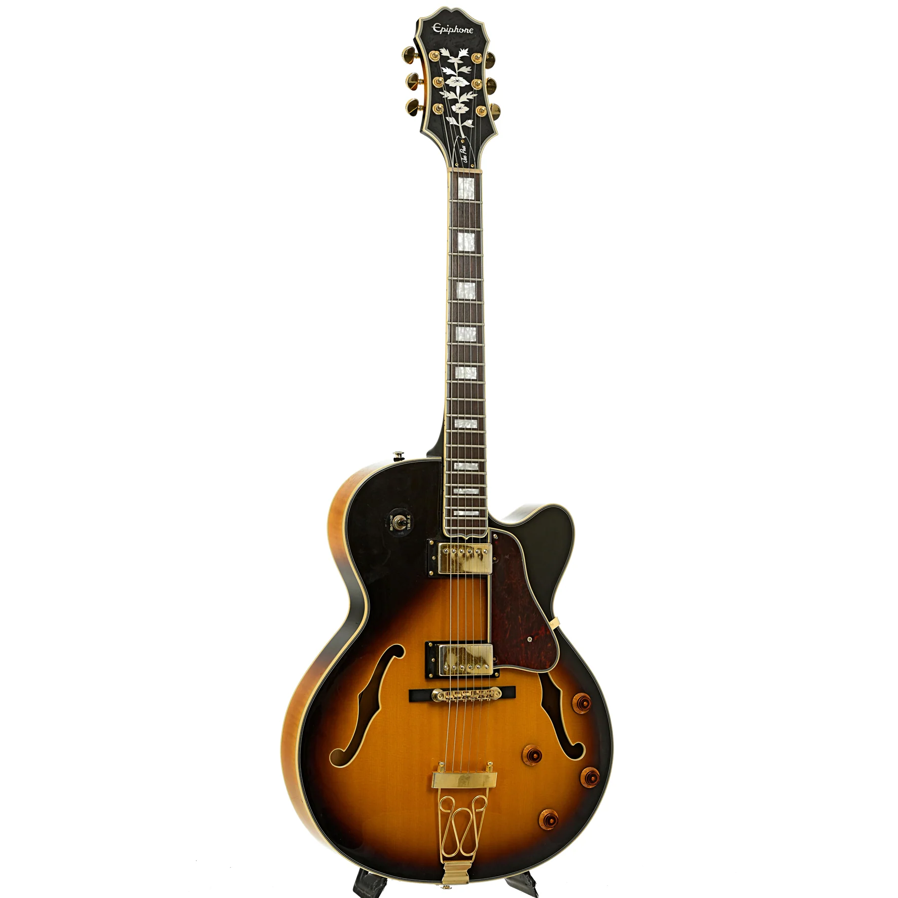 Epiphone Joe Pass Emperor II-SB Hollowbody Electric Guitar (2014) - Image 3