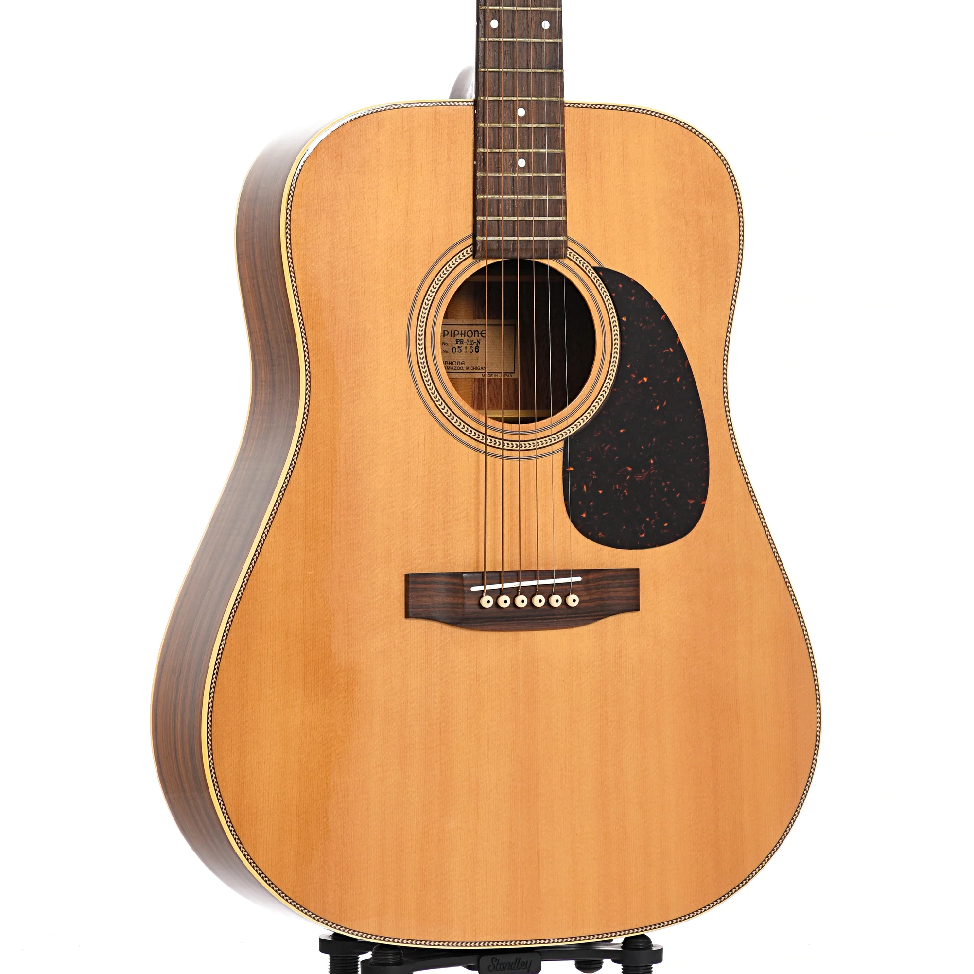 Epiphone PR-715-N Acoustic Guitar (1980's) - Image 3