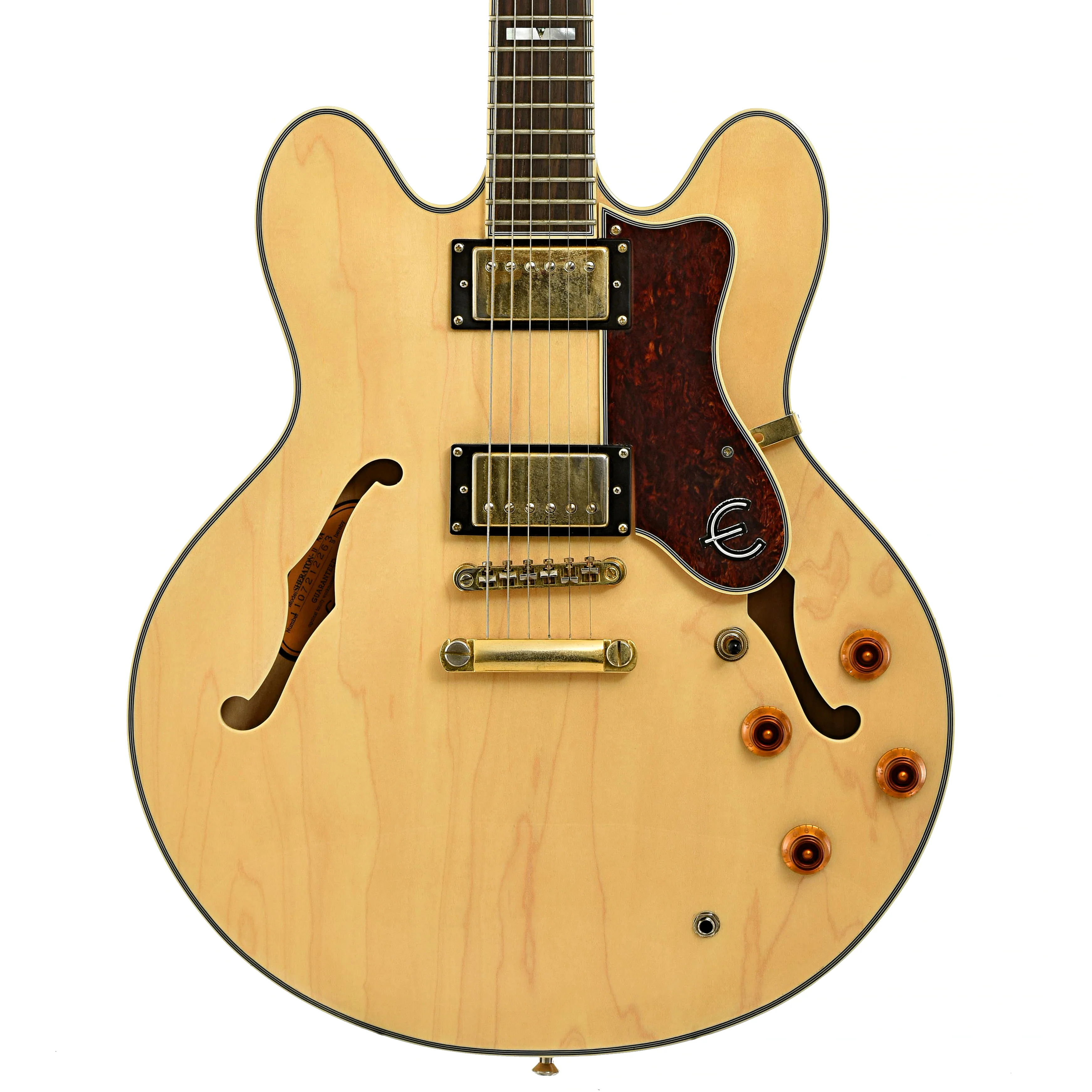 Epiphone Sheraton II-NA Semi-Hollowbody Electric Guitar (2011) - Image 2