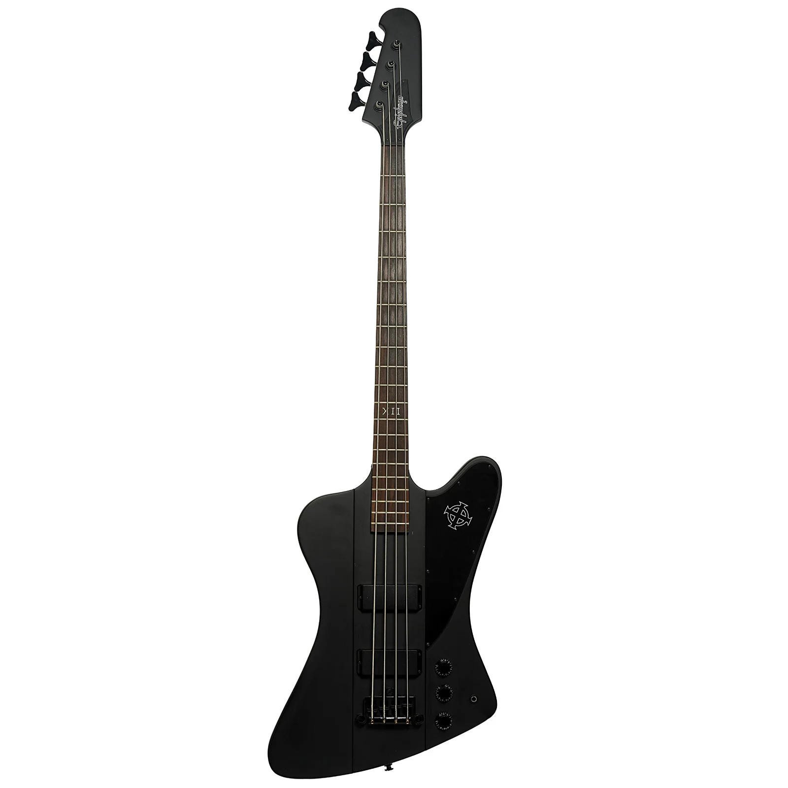 Epiphone Thunderbird IV Goth Electric Bass (2014) - Image 13