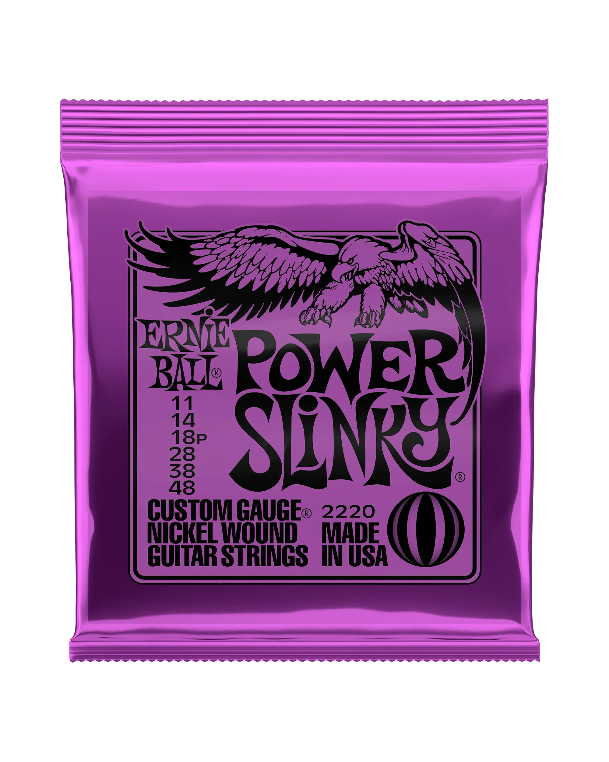 Ernie Ball 2220 Power Slinky Electric Guitar Strings - Image 2