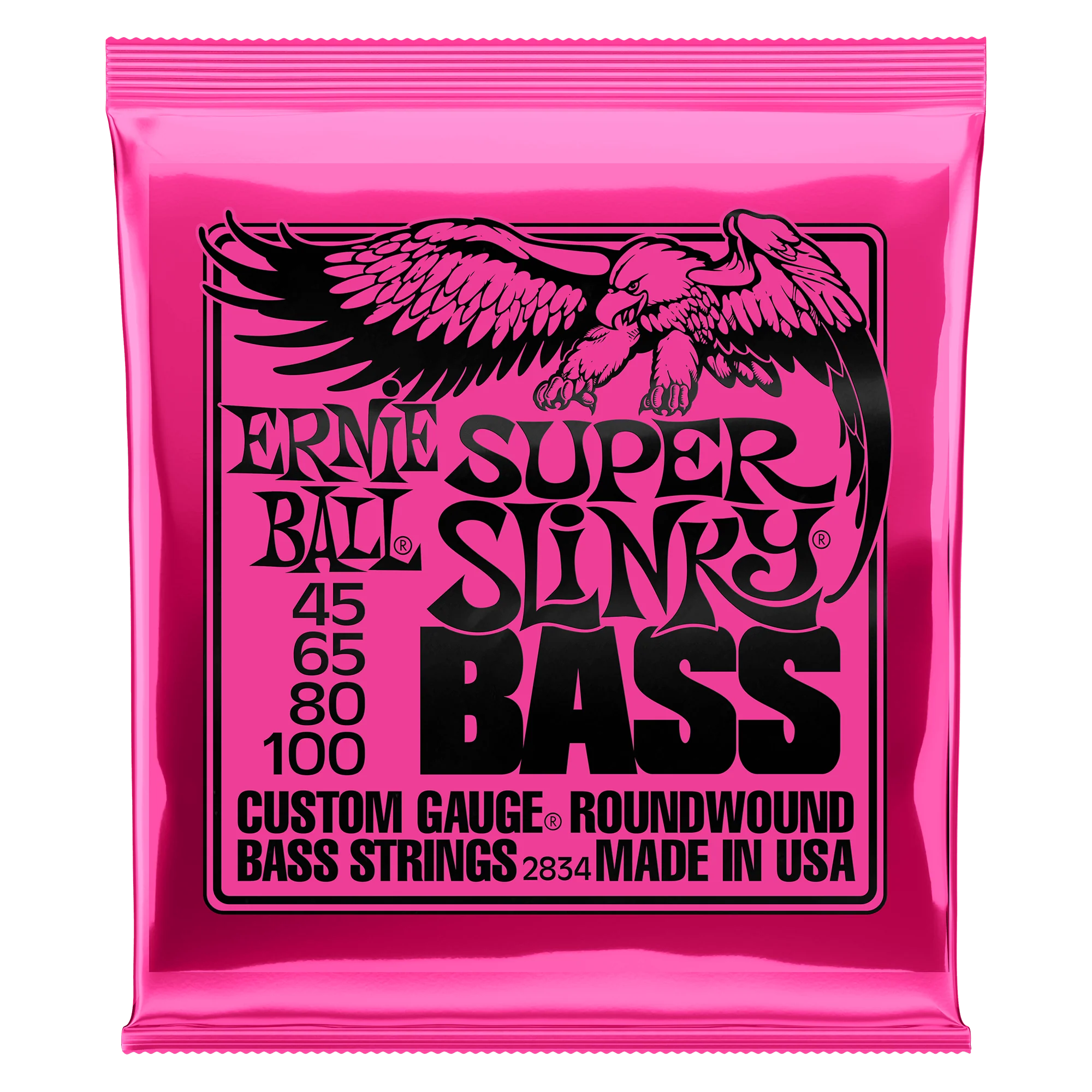 Ernie Ball 2834 Super Slinky Electric Bass Strings, Long Scale - Image 2