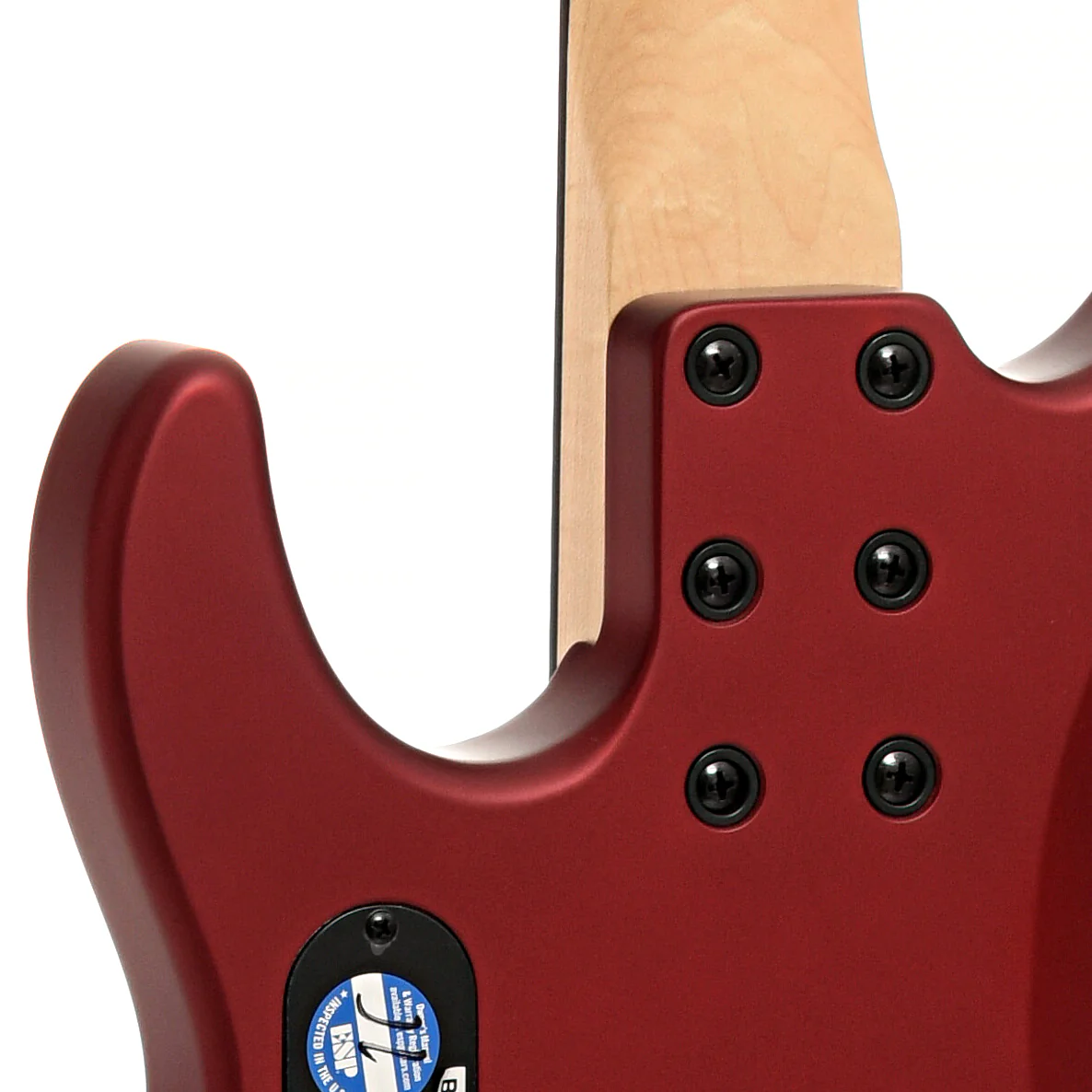 ESP LTD AP-4 4-String Bass, Candy Apple Red Satin - Image 10