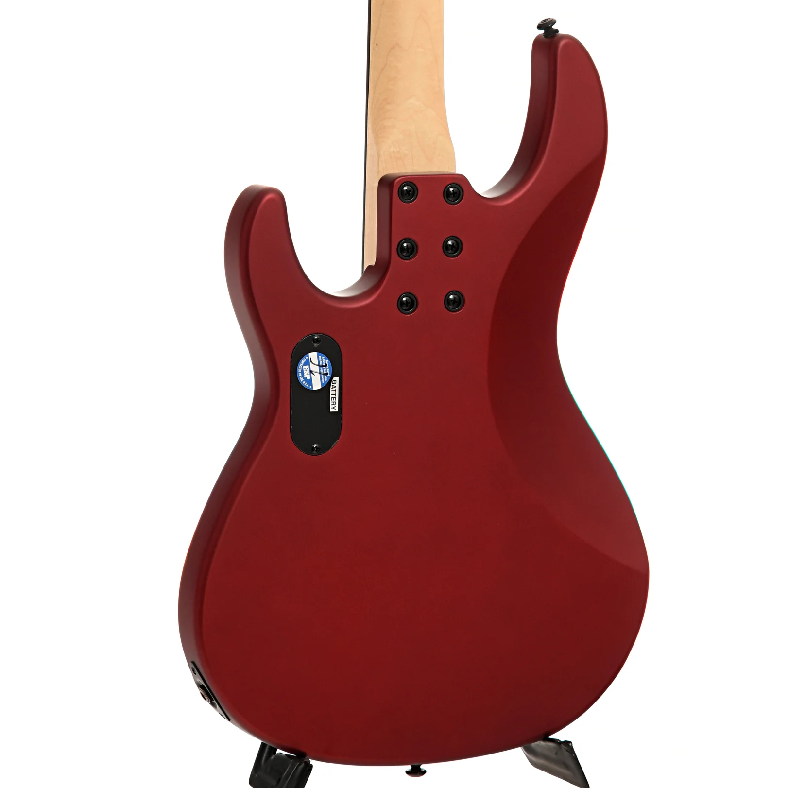 ESP LTD AP-4 4-String Bass, Candy Apple Red Satin - Image 11