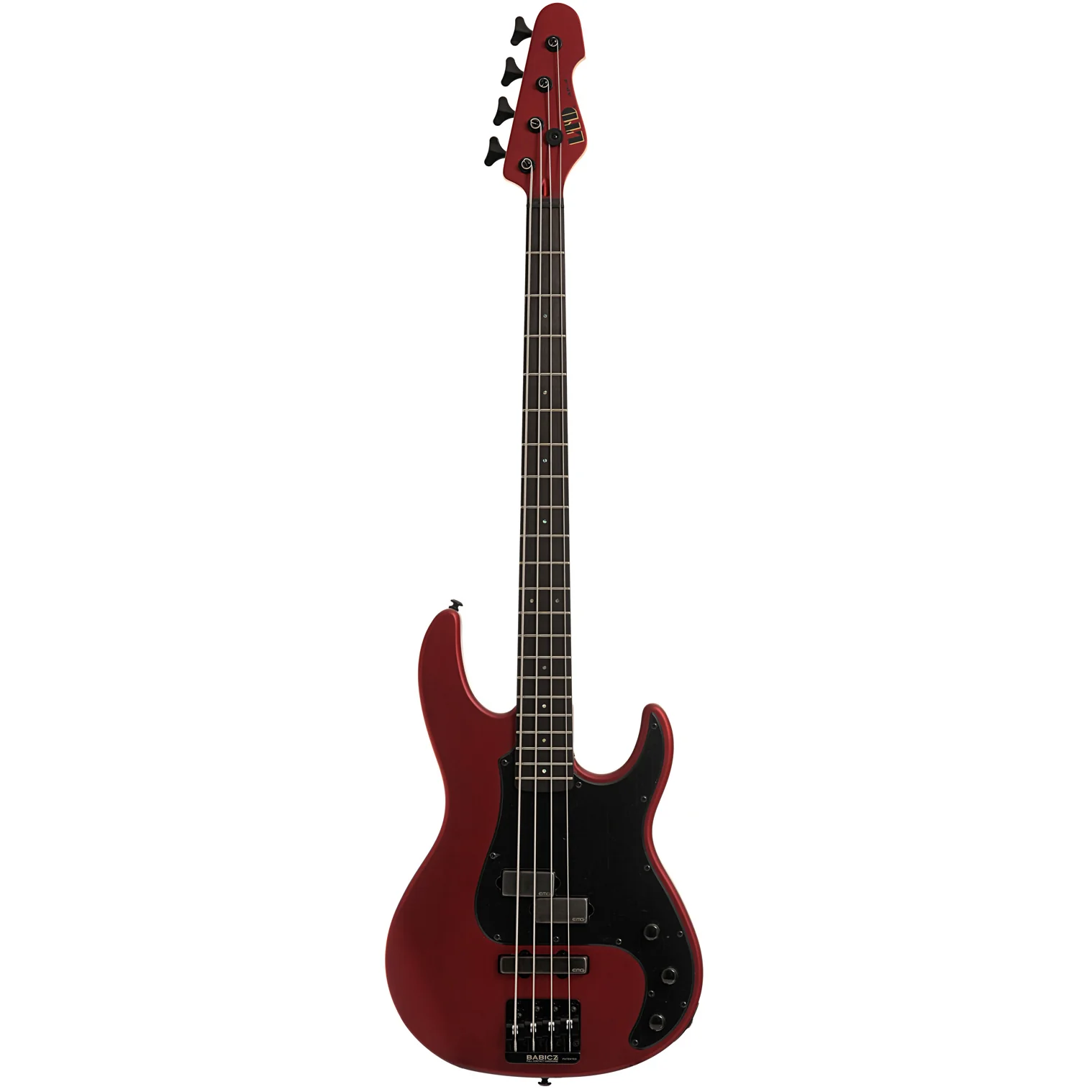 ESP LTD AP-4 4-String Bass, Candy Apple Red Satin - Image 13