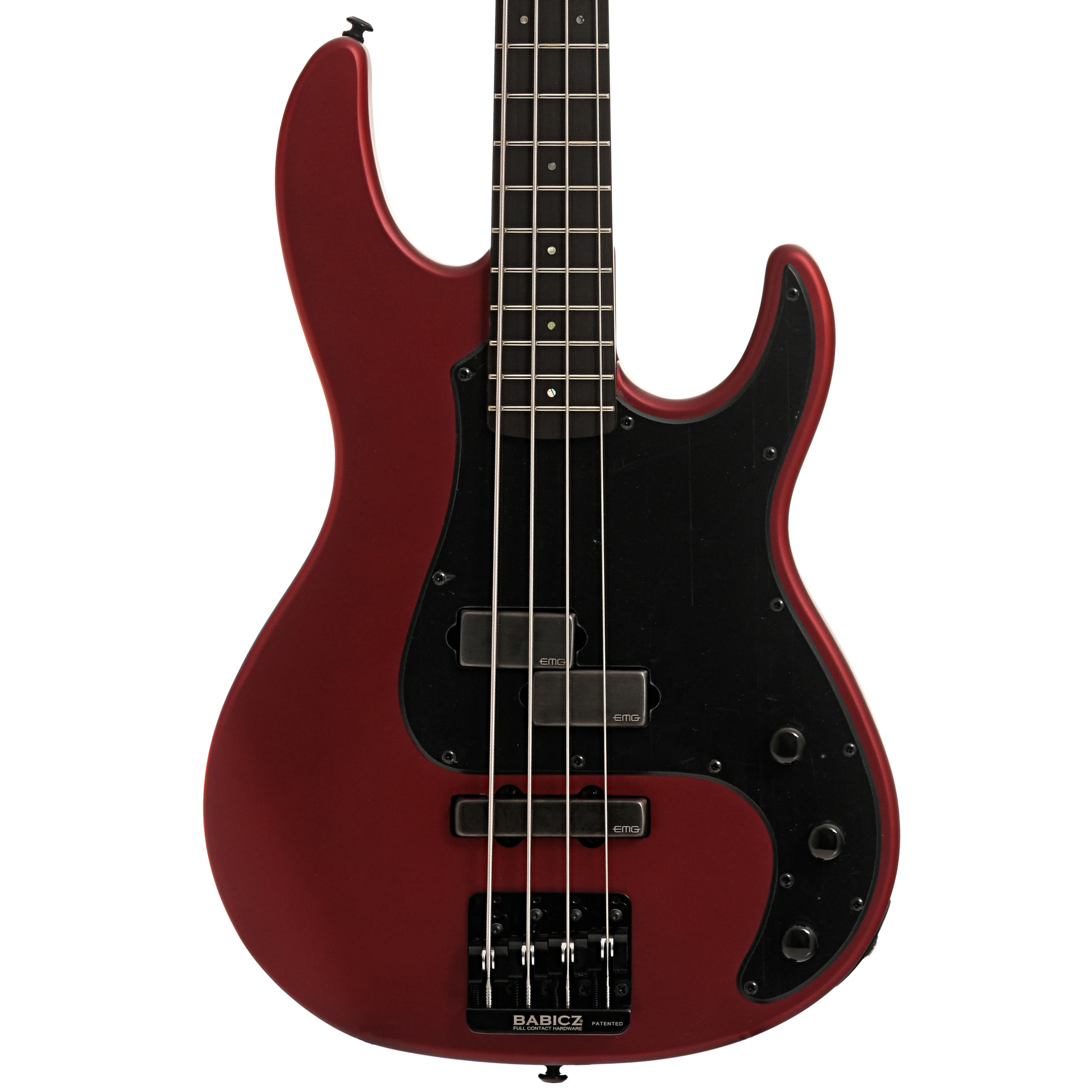 ESP LTD AP-4 4-String Bass, Candy Apple Red Satin - Image 2