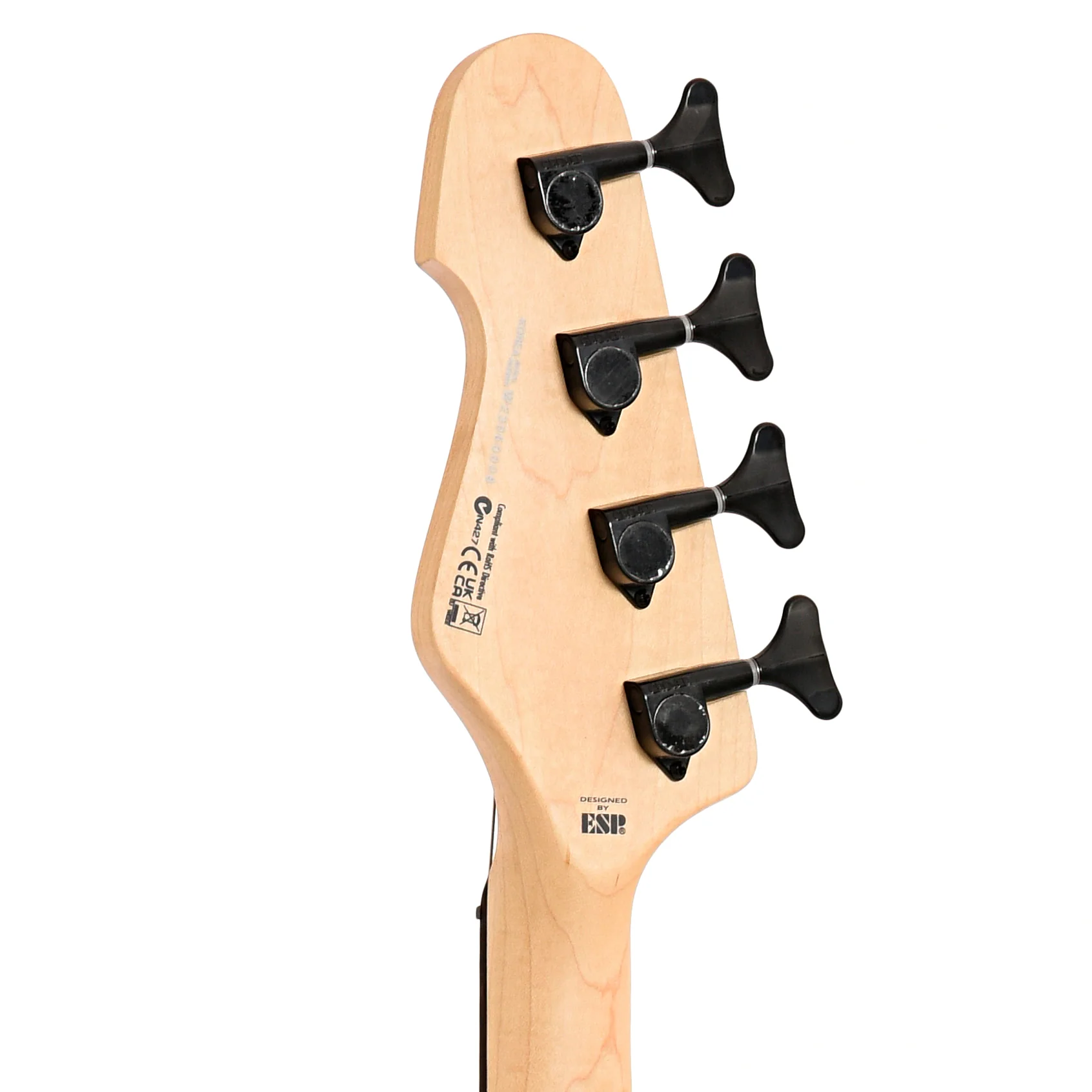 ESP LTD AP-4 4-String Bass, Candy Apple Red Satin - Image 9