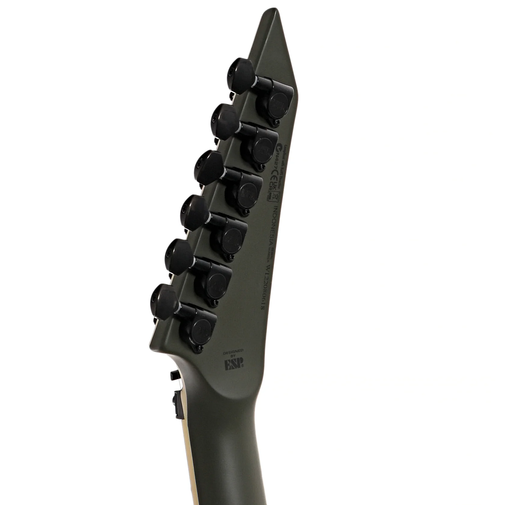ESP LTD Arrow-200 Electric Guitar, Military Green Satin (2022) - Image 9