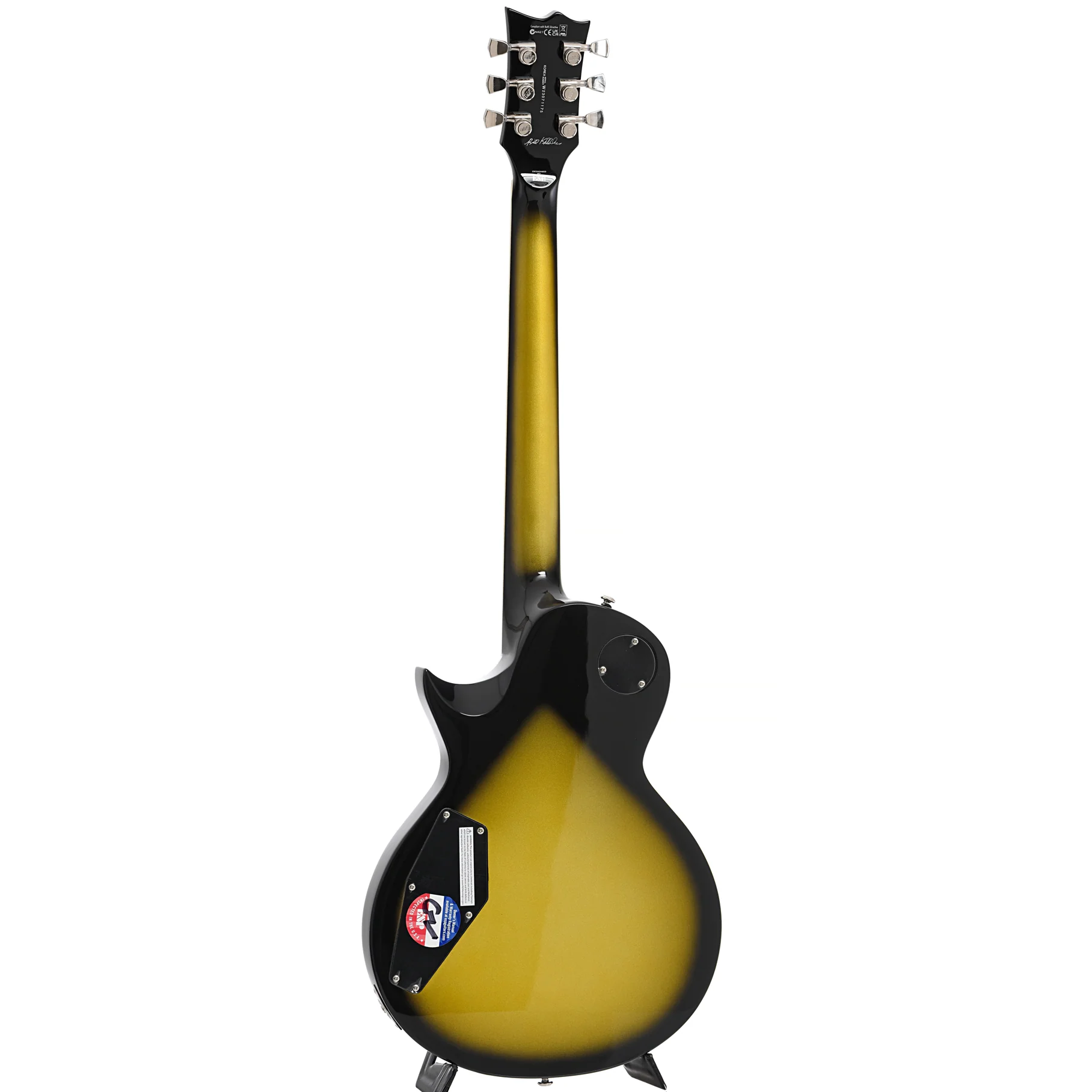 ESP LTD BK-600 Electric Guitar, Vintage Silver Sunburst - Image 12