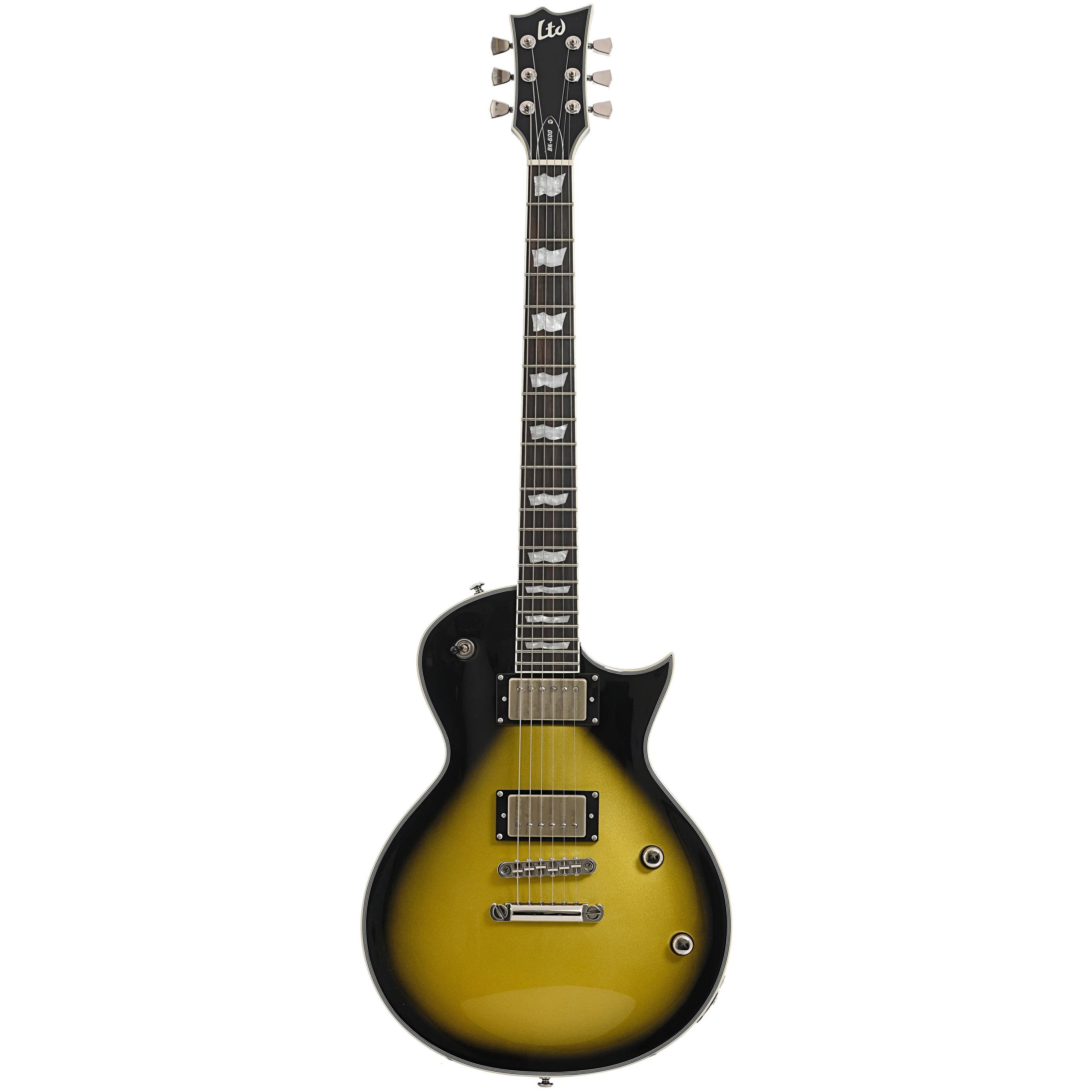 ESP LTD BK-600 Electric Guitar, Vintage Silver Sunburst - Image 14