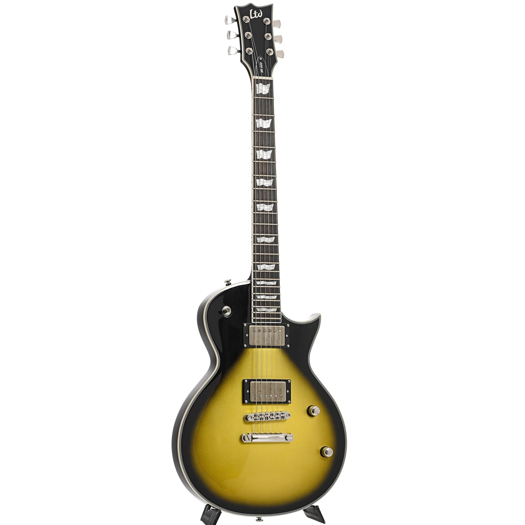 ESP LTD BK-600 Electric Guitar, Vintage Silver Sunburst - Image 3