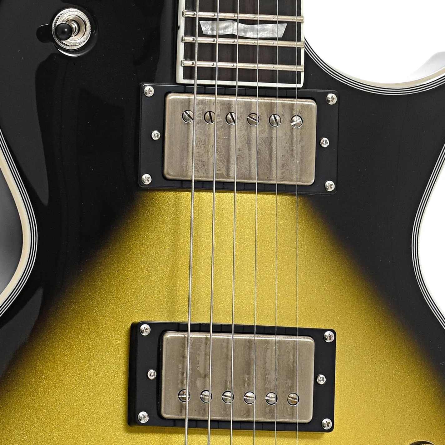 ESP LTD BK-600 Electric Guitar, Vintage Silver Sunburst - Image 6