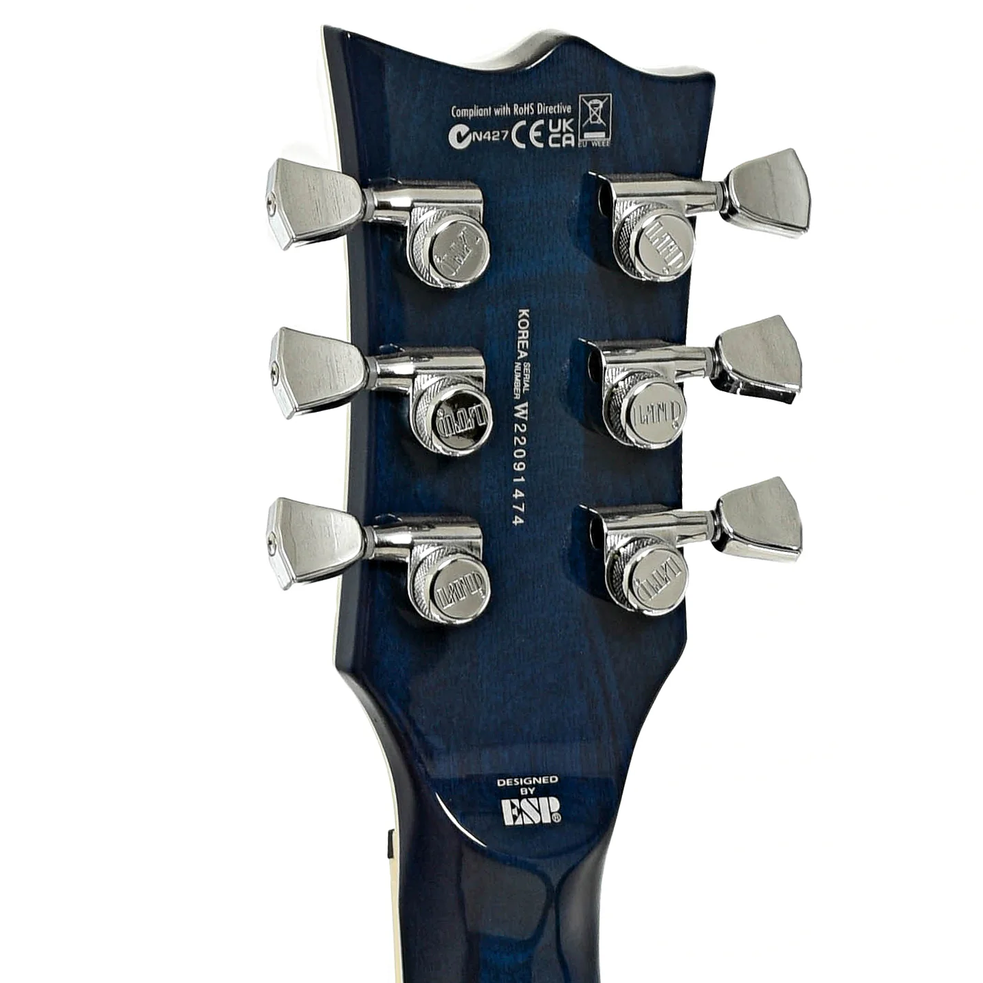 ESP LTD EC-1000T Deluxe CTM Electric Guitar (2022) - Image 9