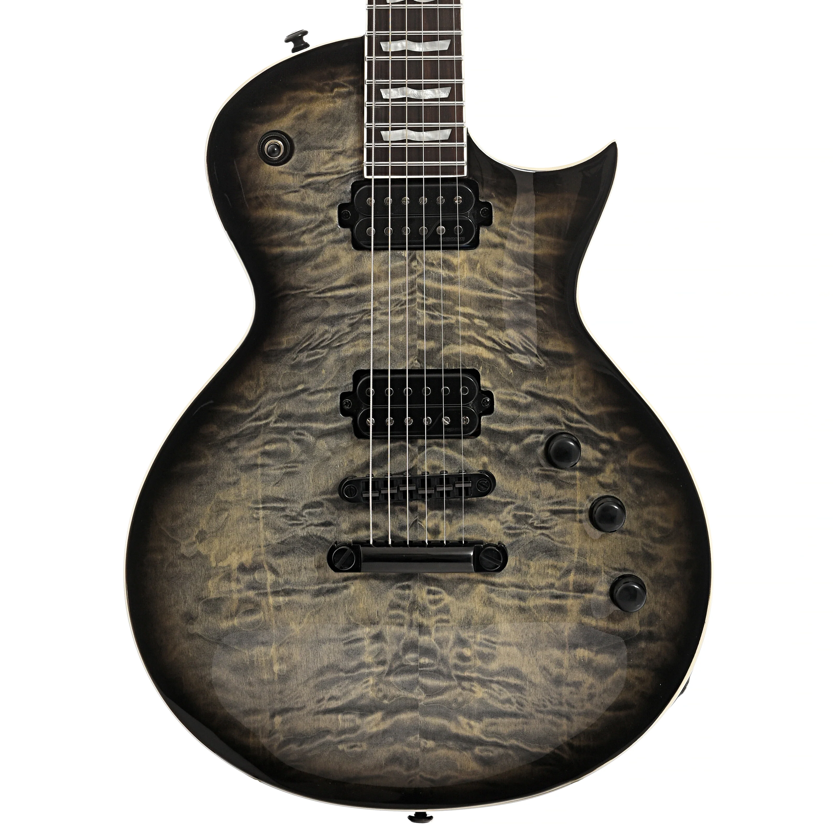 ESP LTD EC-1000T Electric Guitar, Charcoal Burst - Image 2