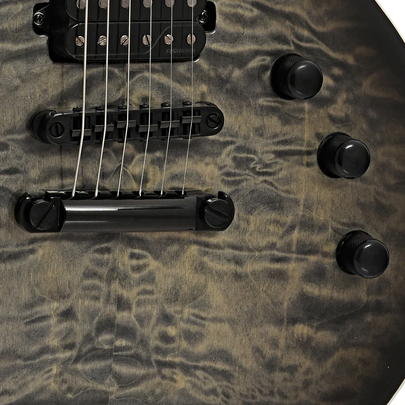 ESP LTD EC-1000T Electric Guitar, Charcoal Burst - Image 5