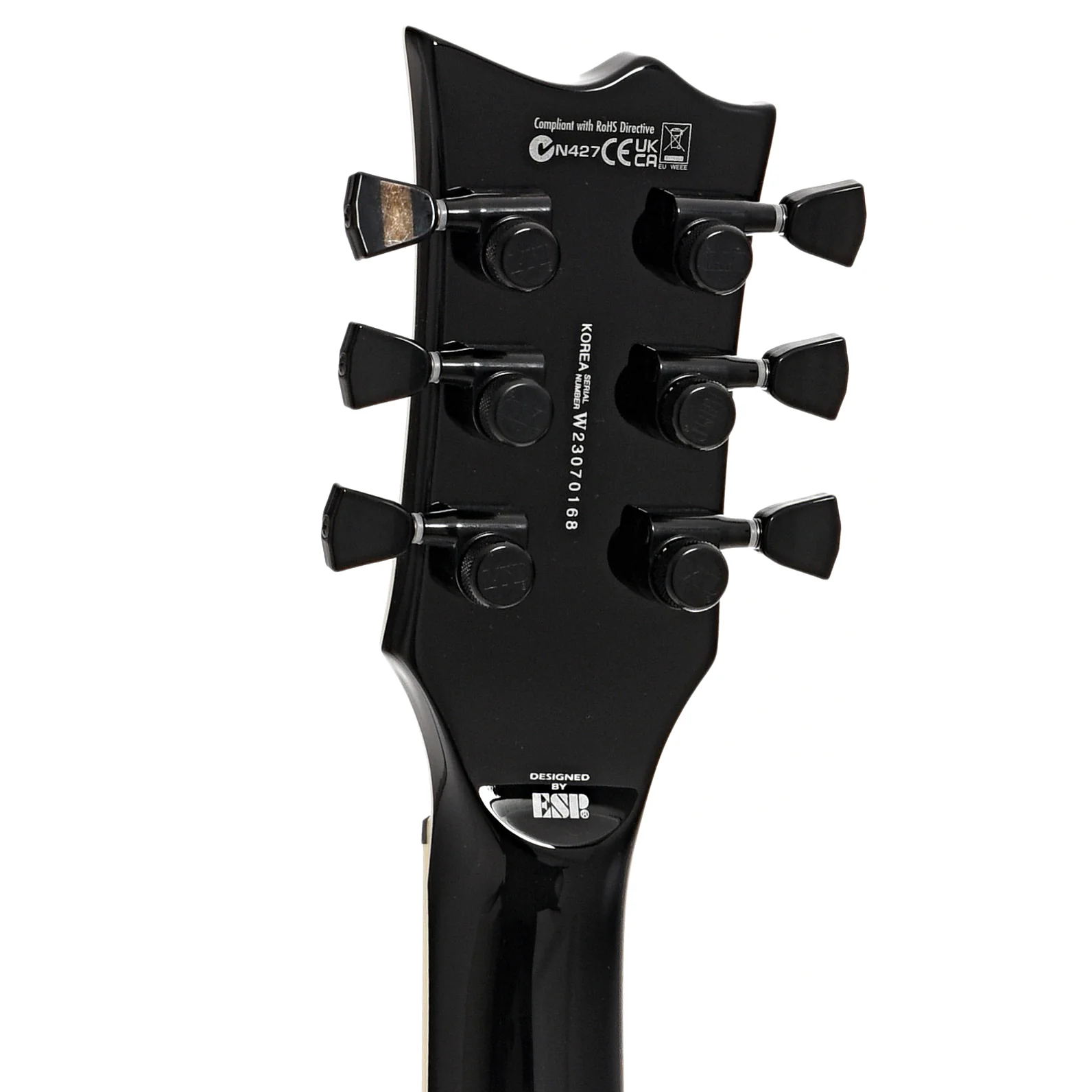 ESP LTD EC-1000T Electric Guitar, Charcoal Burst - Image 9