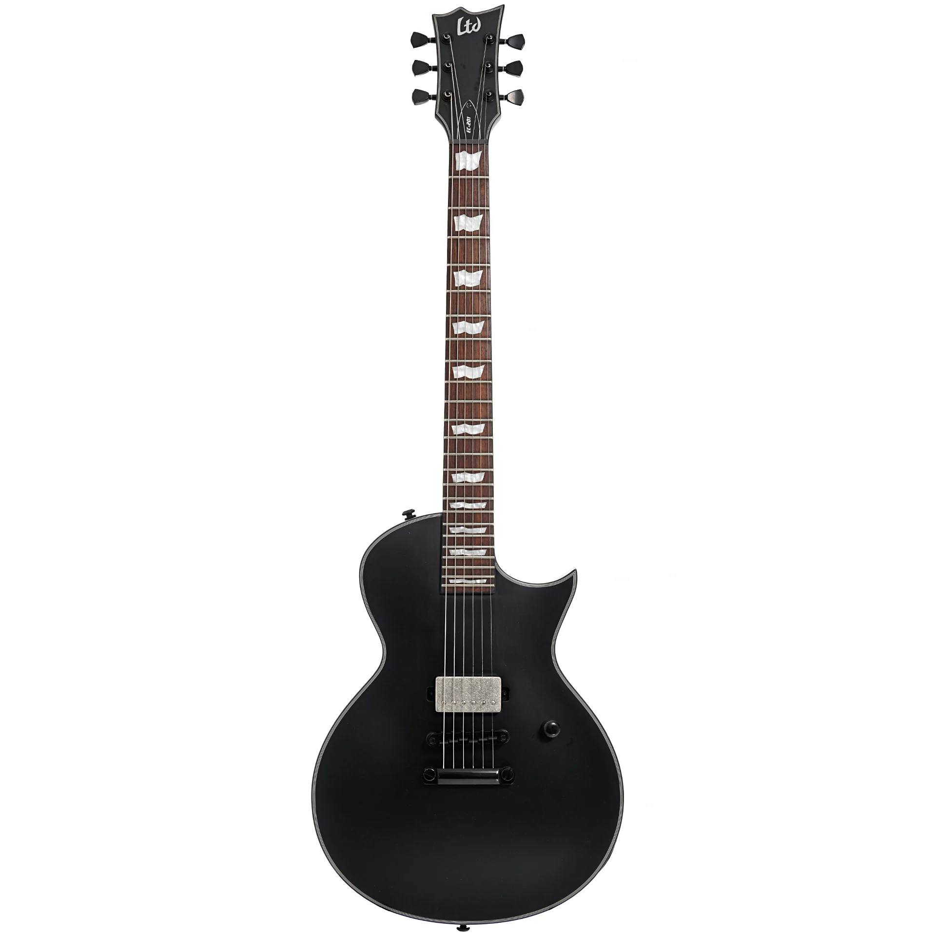 ESP LTD EC-201 Electric Guitar, Black Satin - Image 14