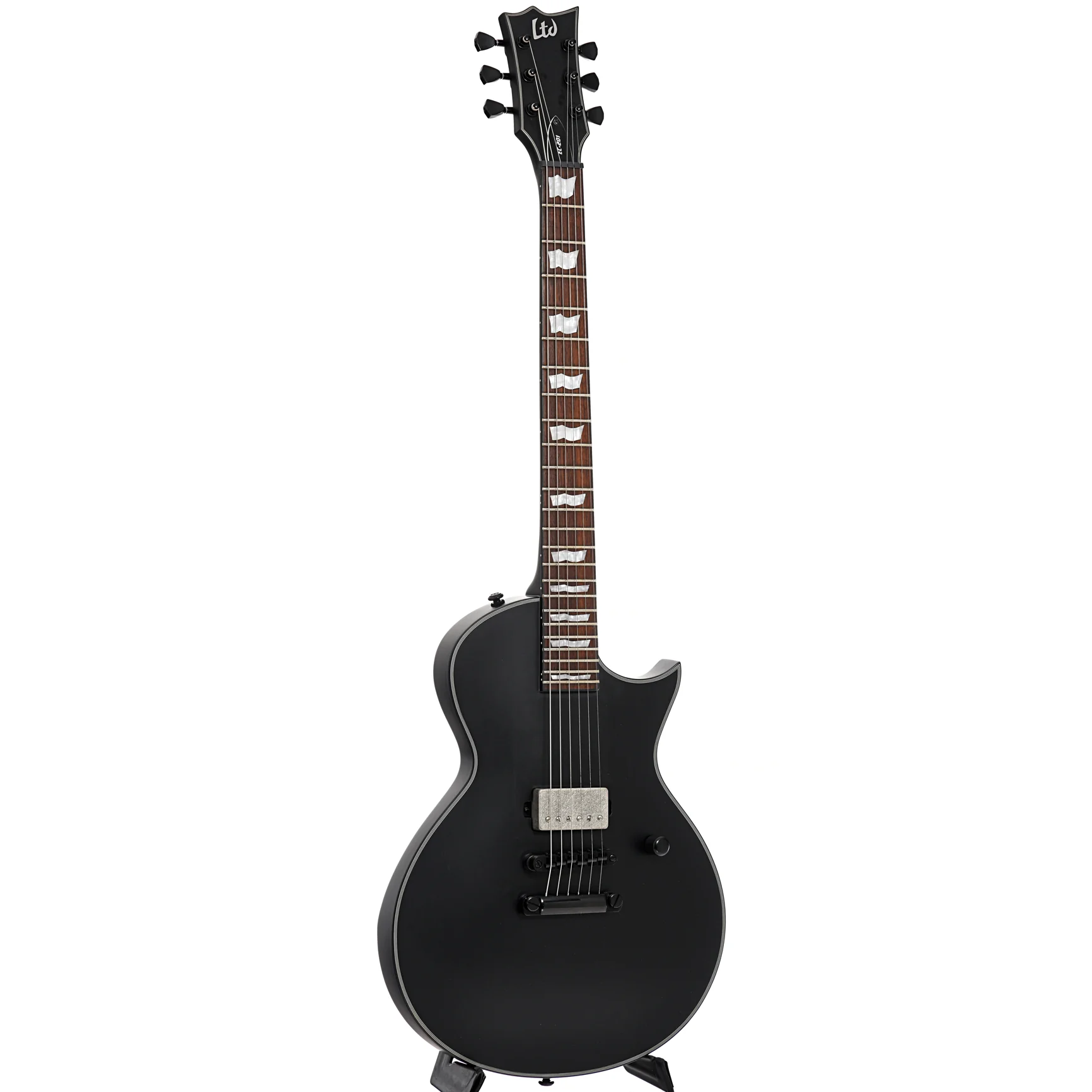 ESP LTD EC-201 Electric Guitar, Black Satin - Image 4