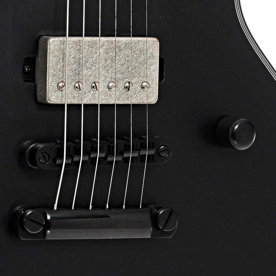 ESP LTD EC-201 Electric Guitar, Black Satin - Image 6