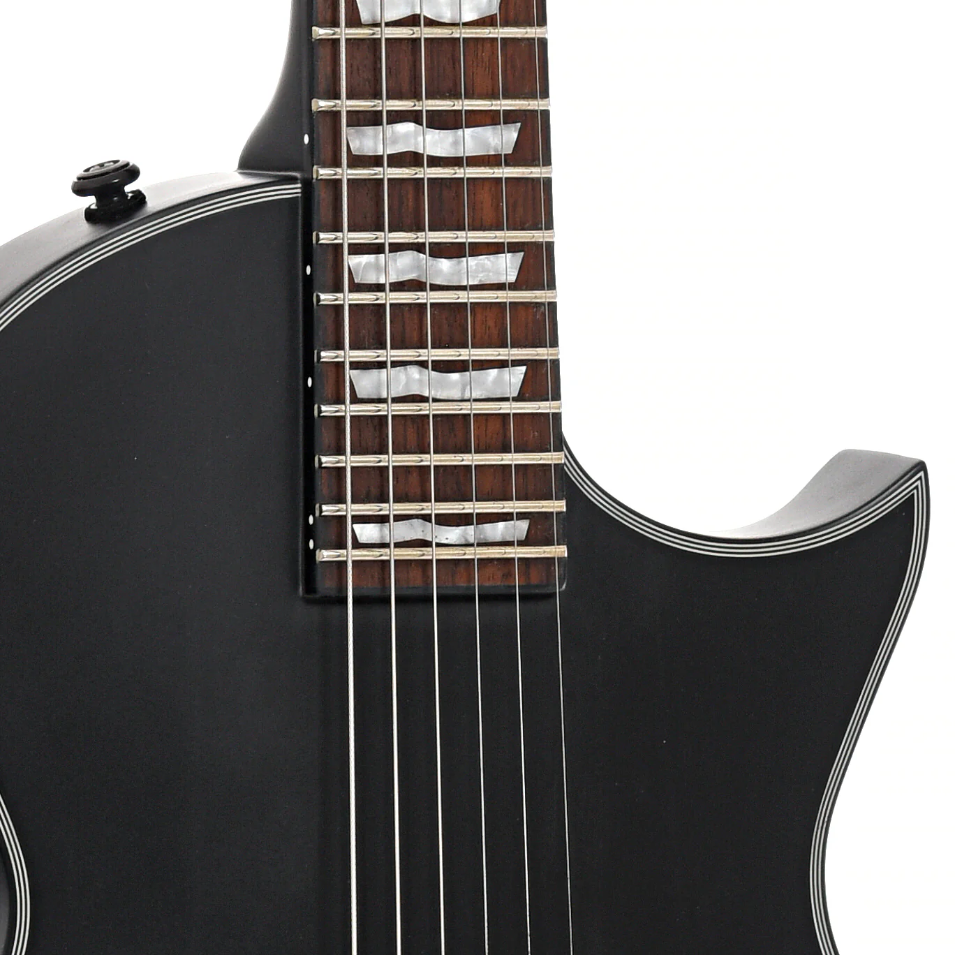 ESP LTD EC-201 Electric Guitar, Black Satin - Image 7