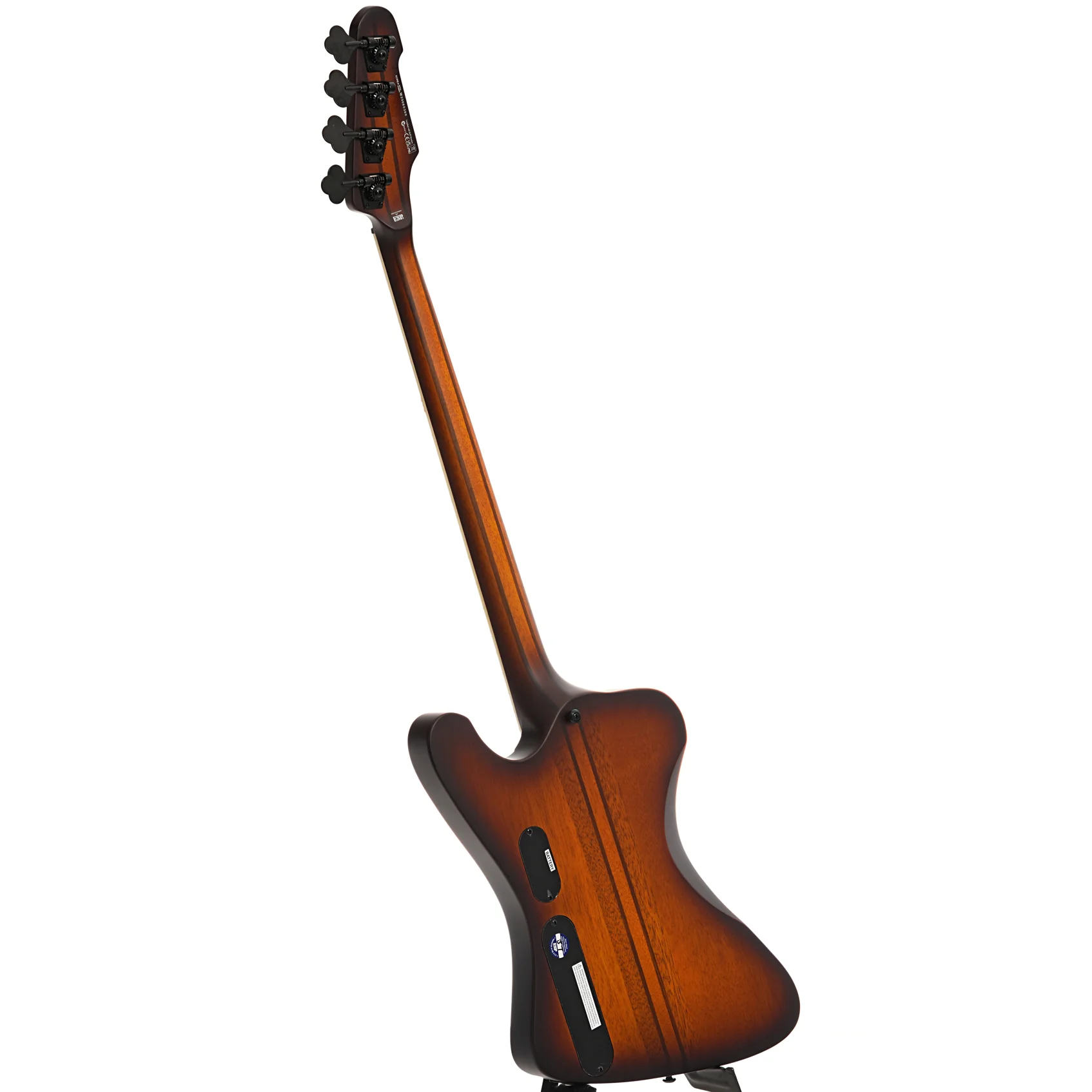 ESP LTD Phoenix-1004 4-String Bass, Tobacco Sunburst Satin - Image 12