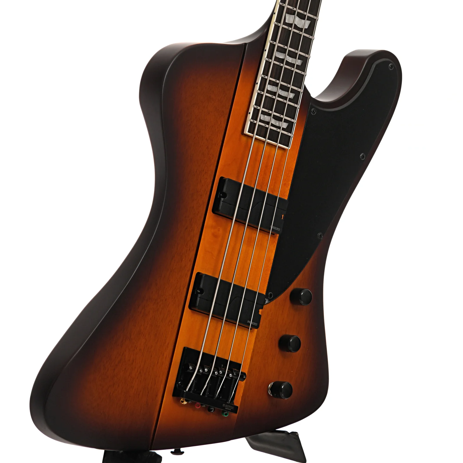 ESP LTD Phoenix-1004 4-String Bass, Tobacco Sunburst Satin - Image 4