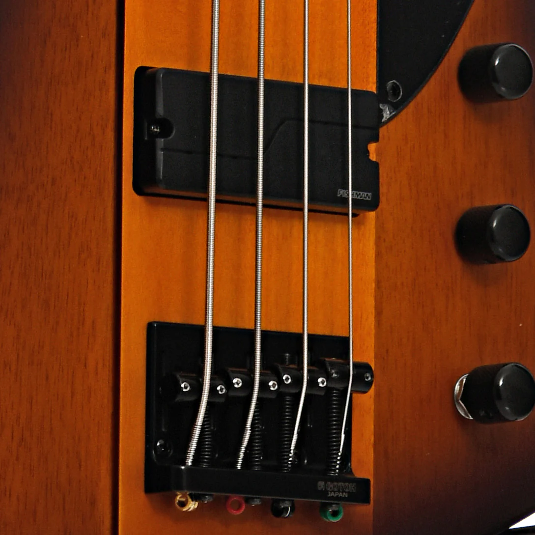 ESP LTD Phoenix-1004 4-String Bass, Tobacco Sunburst Satin - Image 5