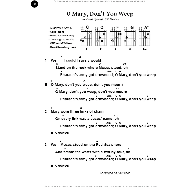 Fabulous Folksongs Every Girl Should Know - Volume Three: Gospel Goodies - Image 3