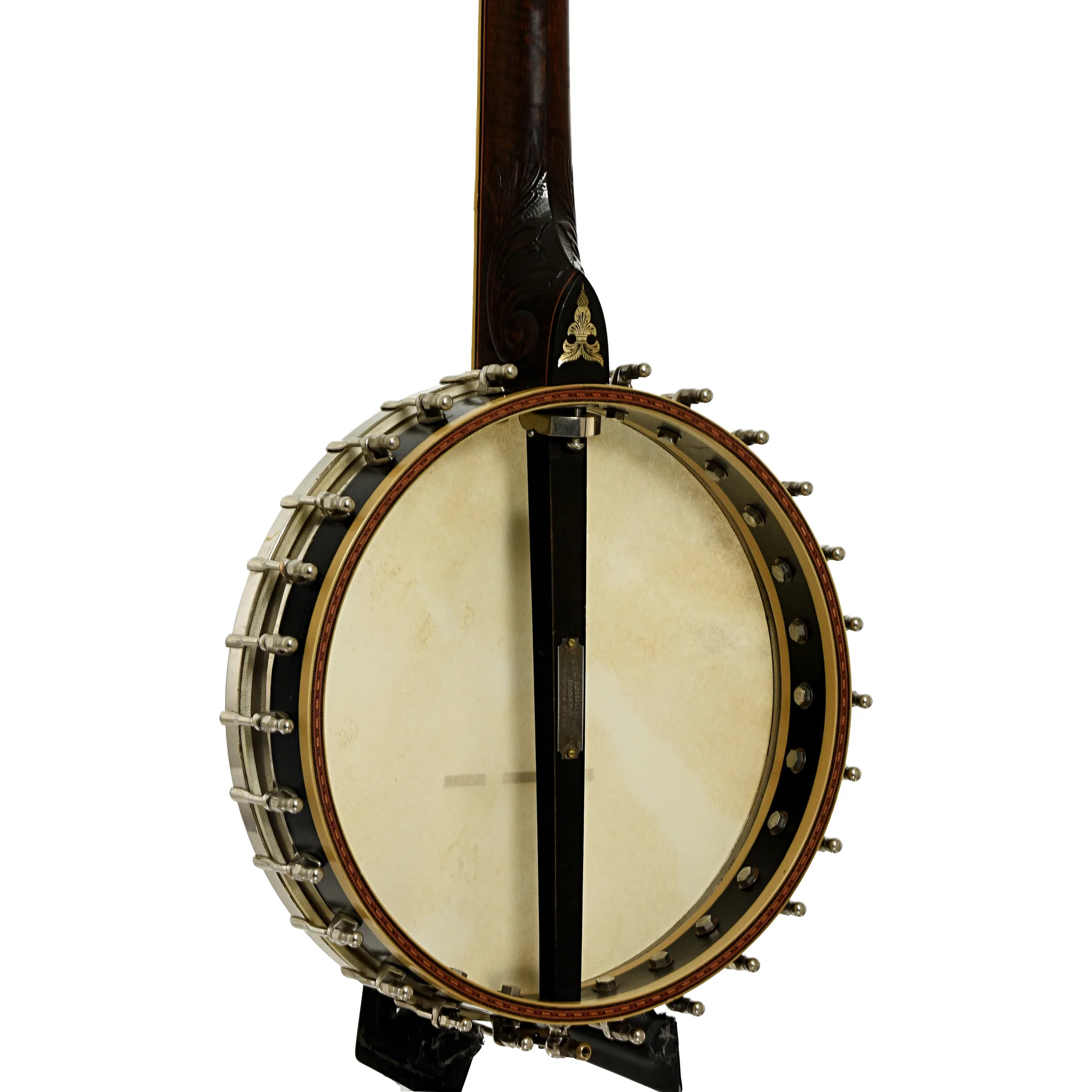 A. C. Fairbanks Custom Open Back Banjo and Case (1890s) - Image 12