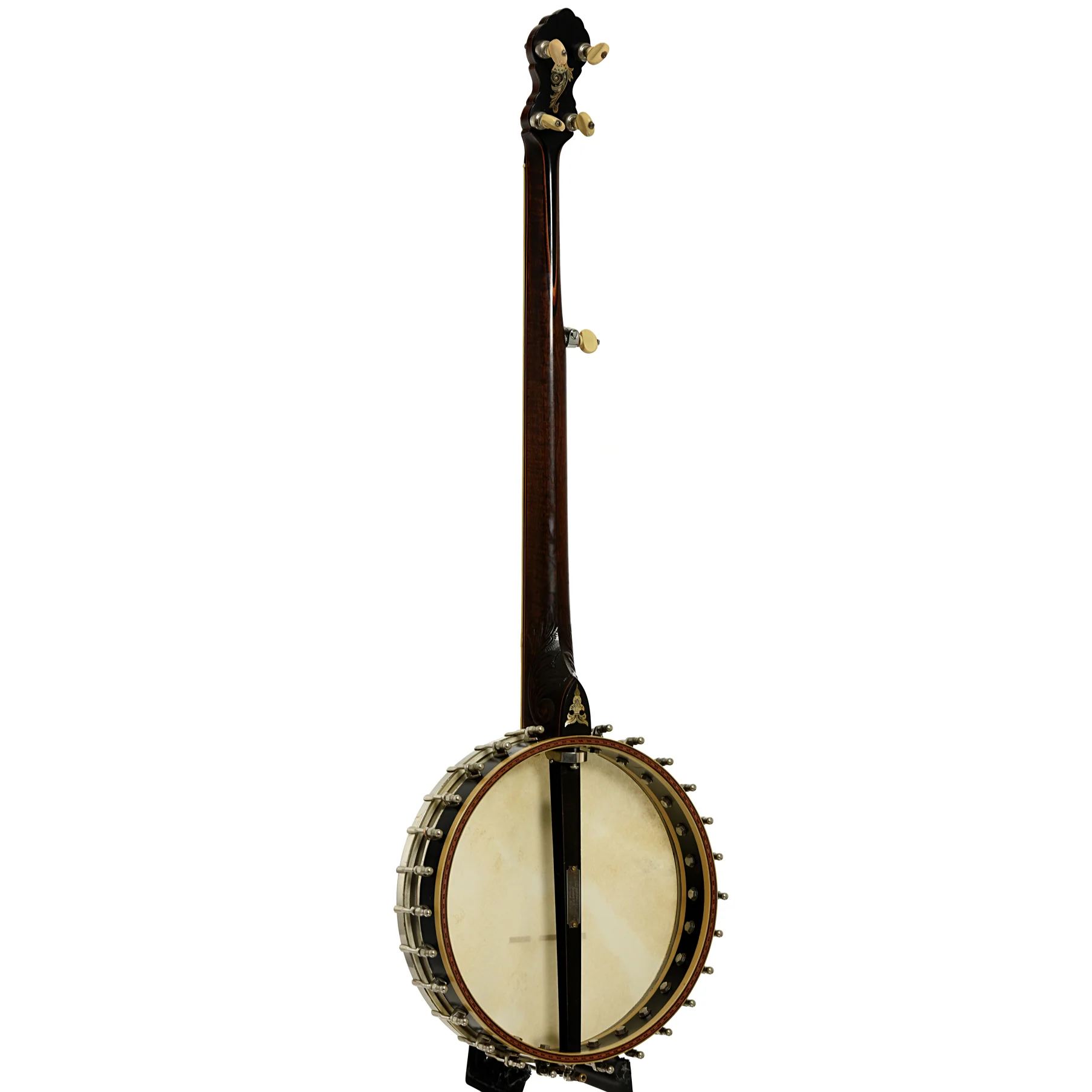 A. C. Fairbanks Custom Open Back Banjo and Case (1890s) - Image 13