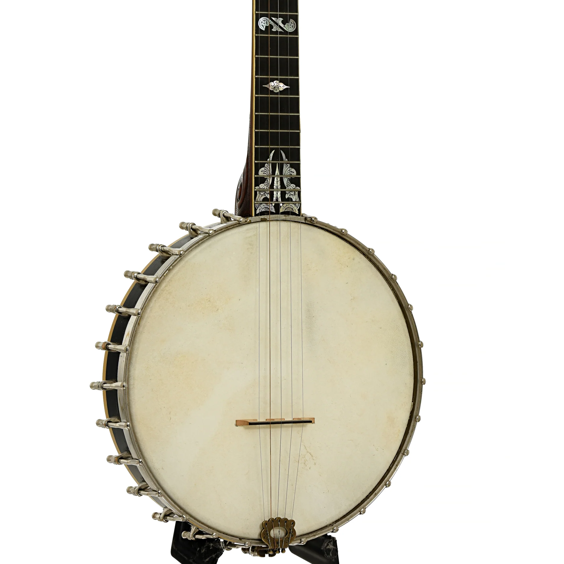 A. C. Fairbanks Custom Open Back Banjo and Case (1890s) - Image 2
