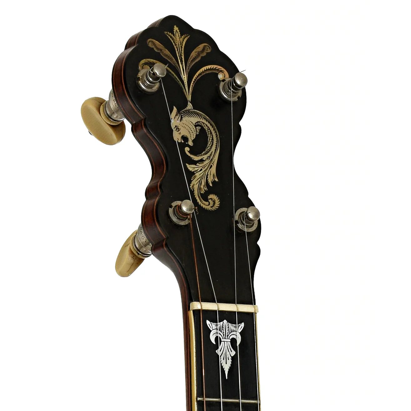 A. C. Fairbanks Custom Open Back Banjo and Case (1890s) - Image 8