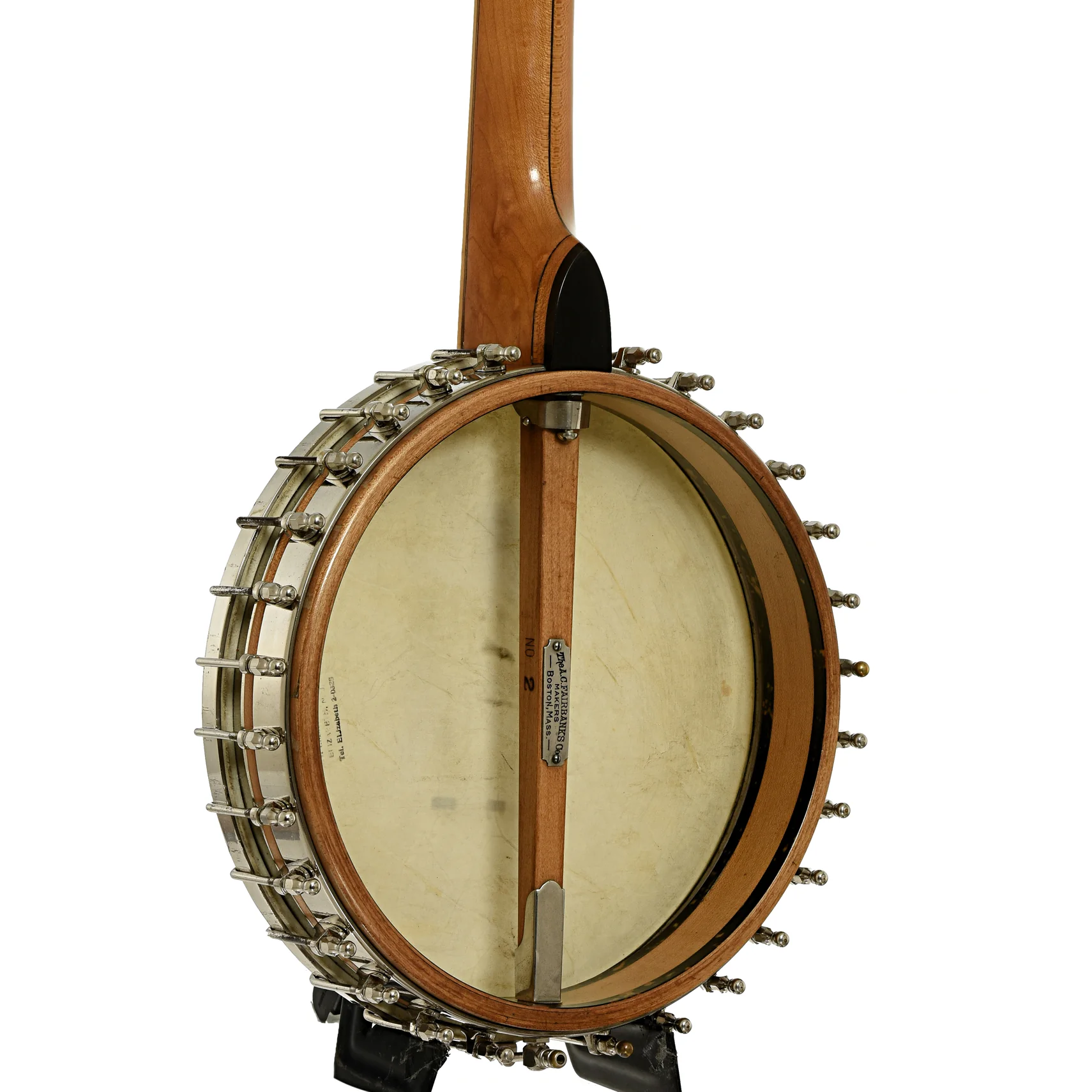 Fairbanks Whyte Laydie No.2 Open Back Banjo (1902) - Image 12
