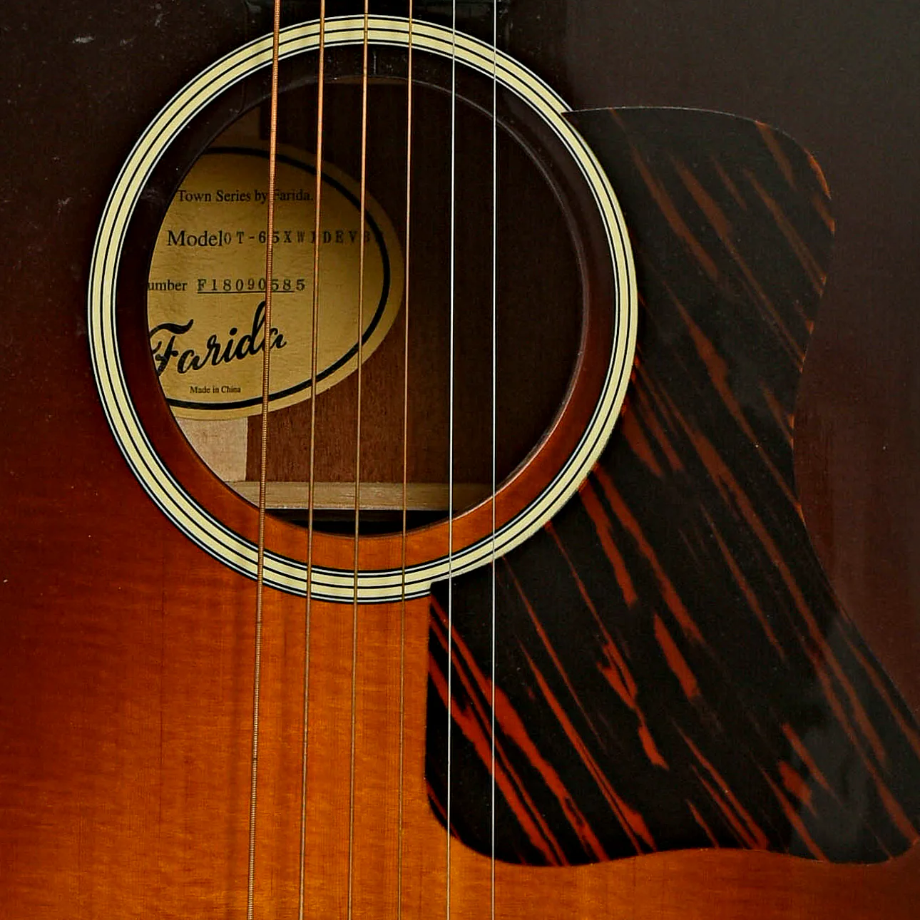 Farida OT-65 X Wide VBS Acoustic Guitar (2018) - Image 6