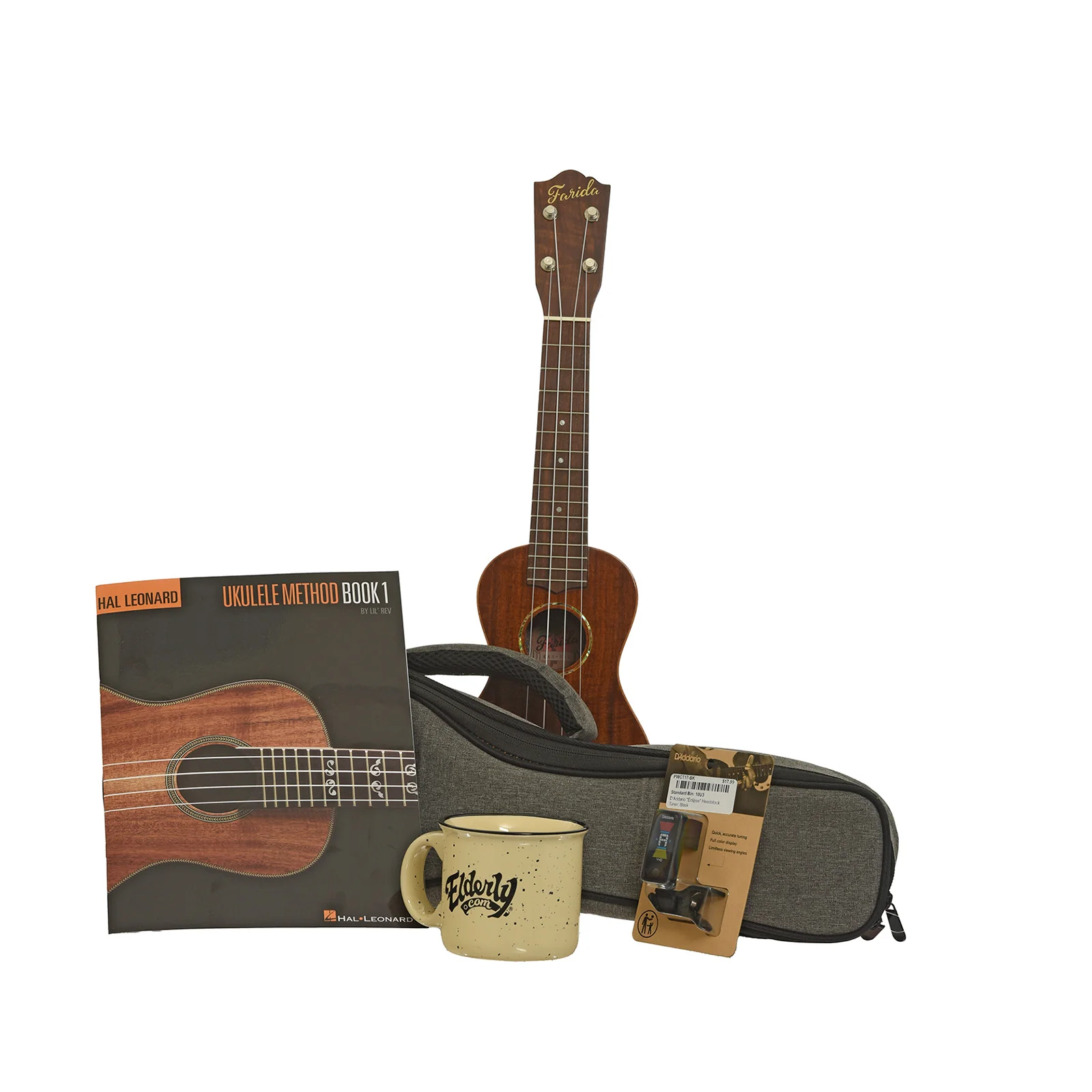 Farida Holiday Pack, Acacia Soprano Ukulele - Image 2