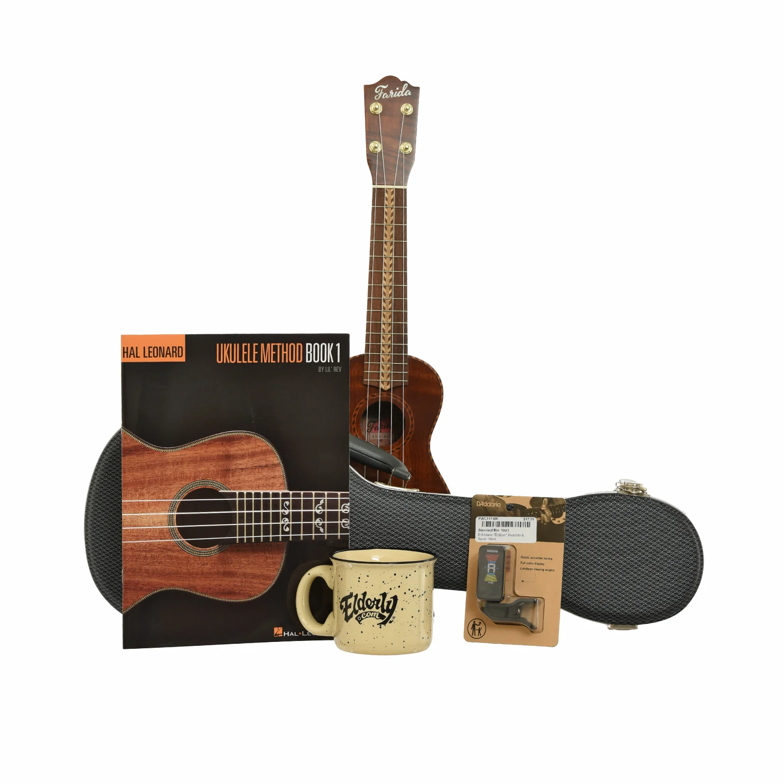 Farida Holiday Pack, Koa Soprano Ukulele - Image 2