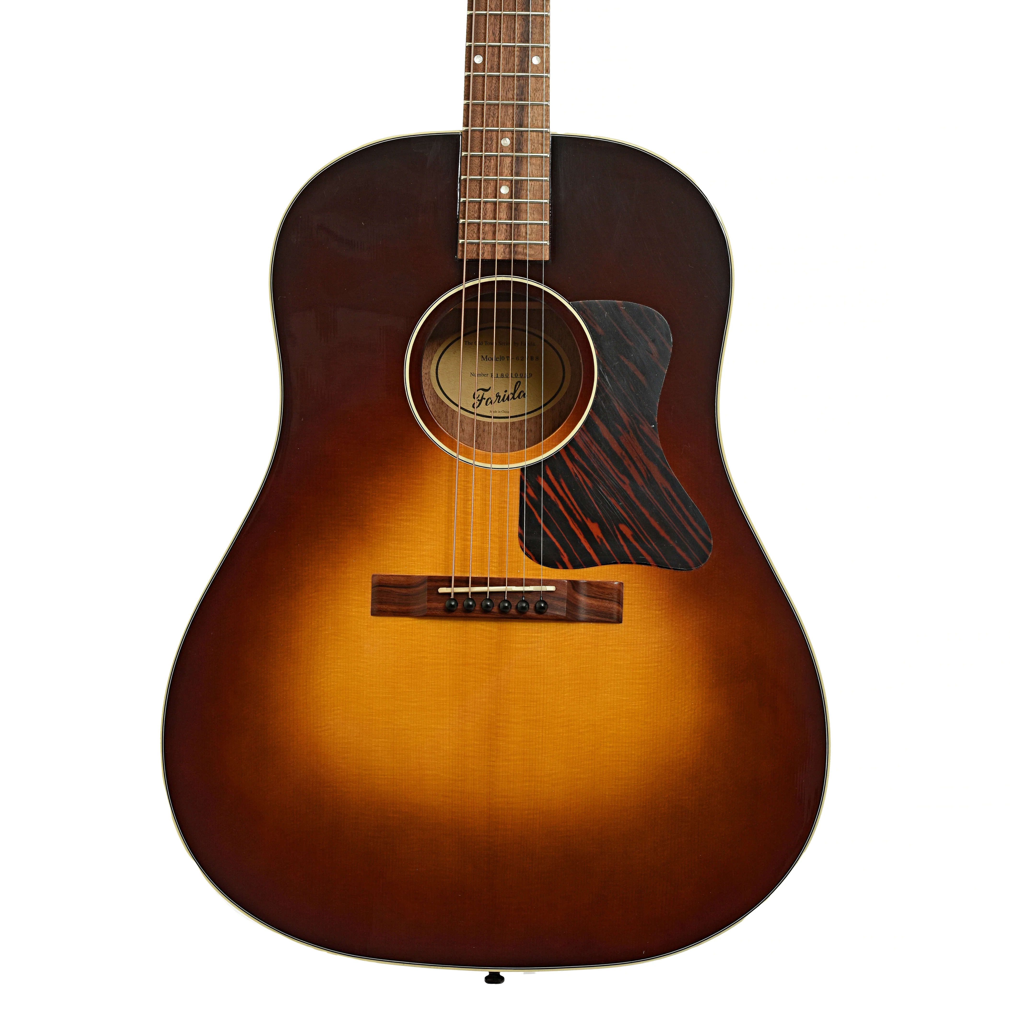 Farida Deal Pack, Solid Top Dreadnought Acoustic Guitar - Image 3