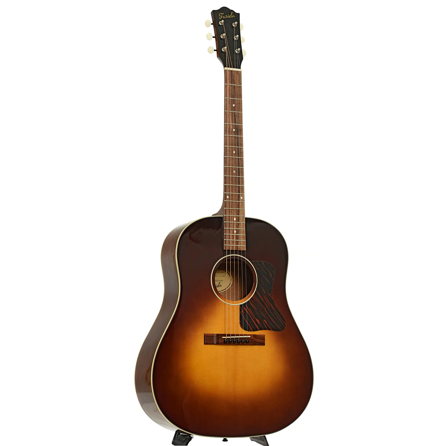 Farida Deal Pack, Solid Top Dreadnought Acoustic Guitar - Image 4