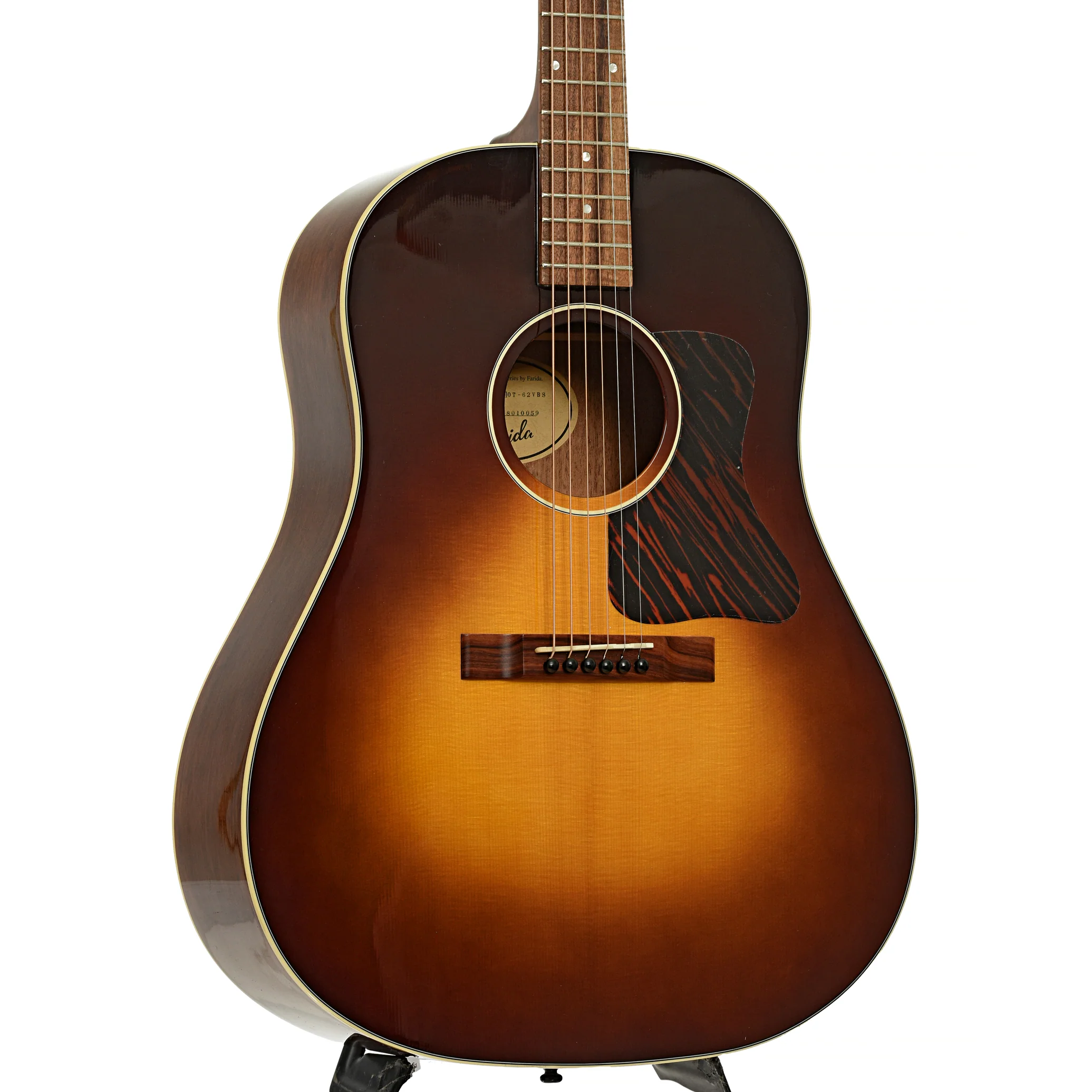 Farida Deal Pack, Solid Top Dreadnought Acoustic Guitar - Image 5