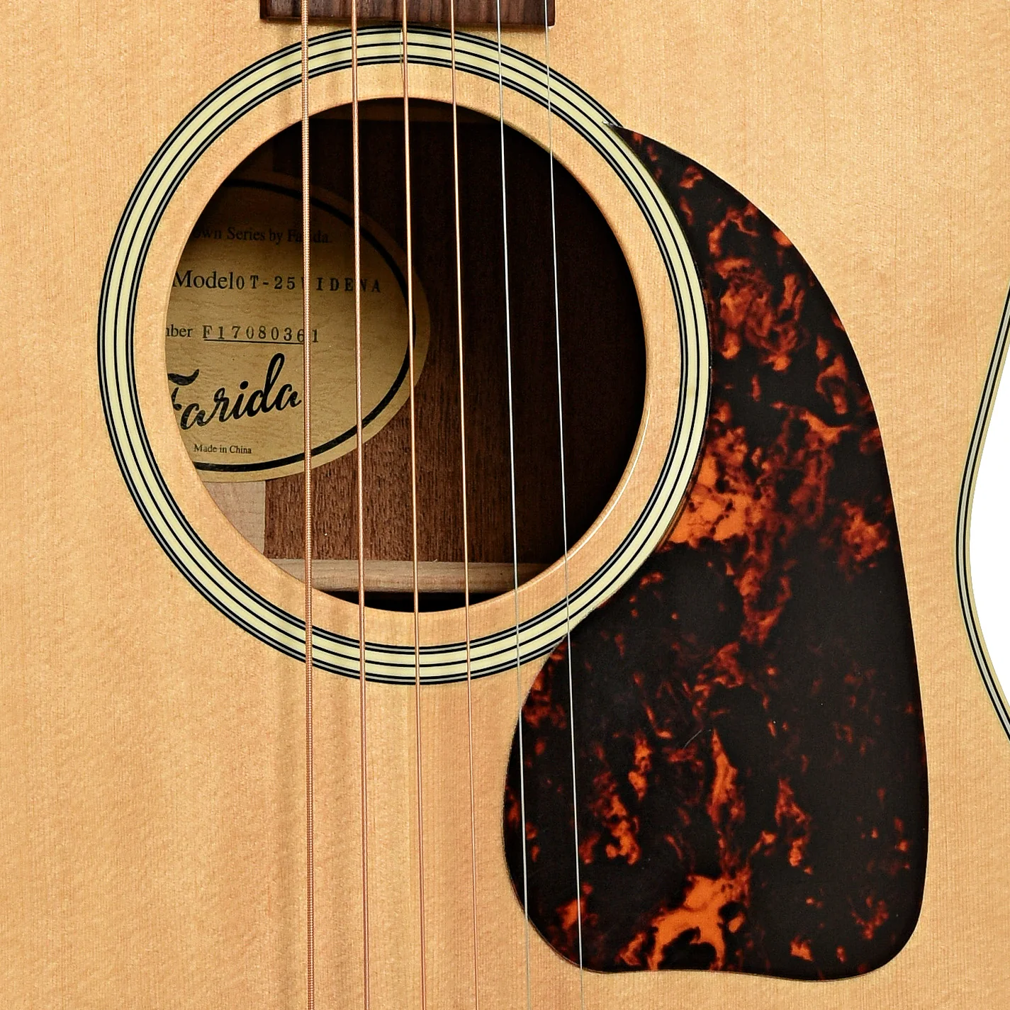 Farida Old Town Series OT-25 Wide NA Acoustic Guitar (2017) - Image 6