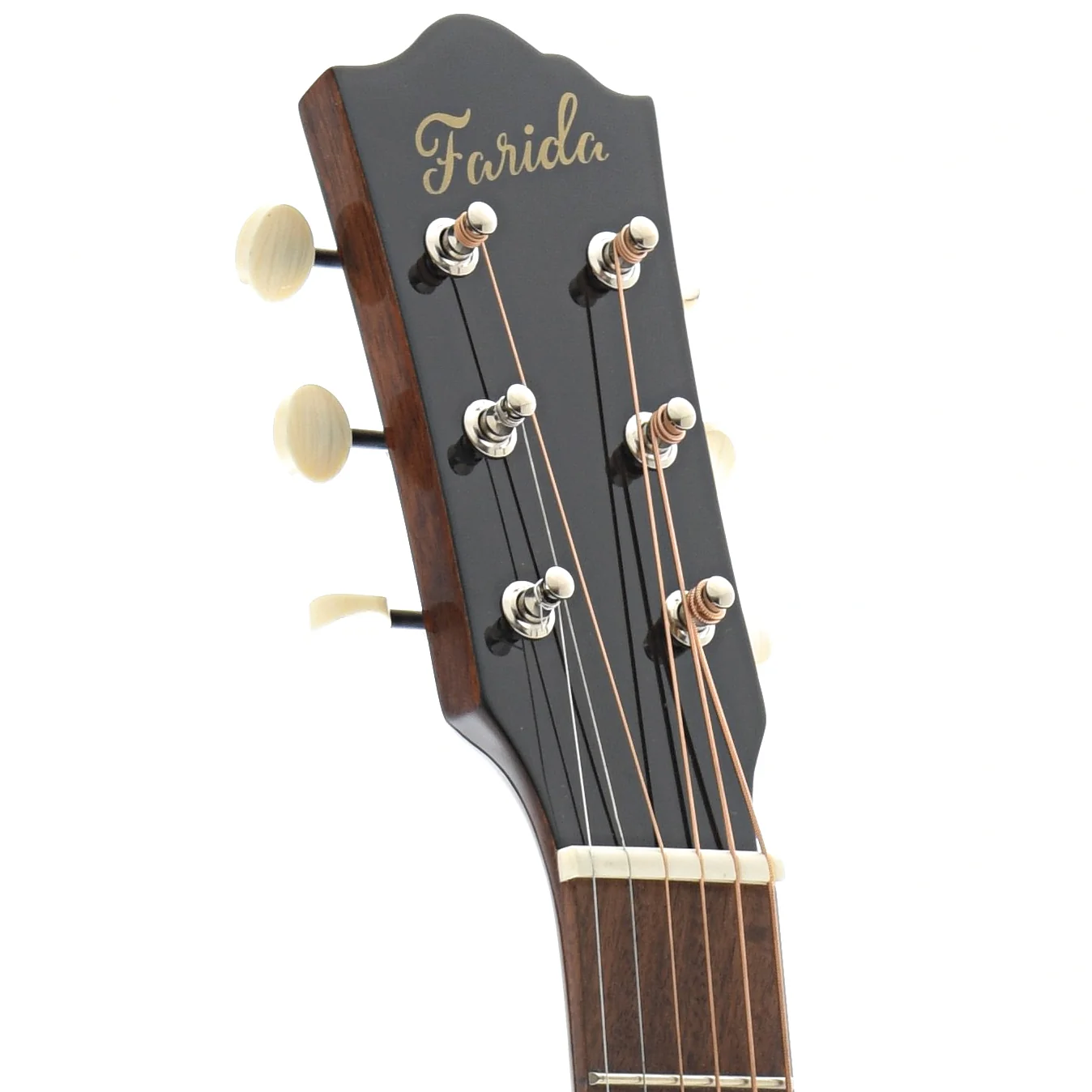 Farida Old Town Series OT-22 L Wide VBS Acoustic Guitar, Left-Handed - Image 6