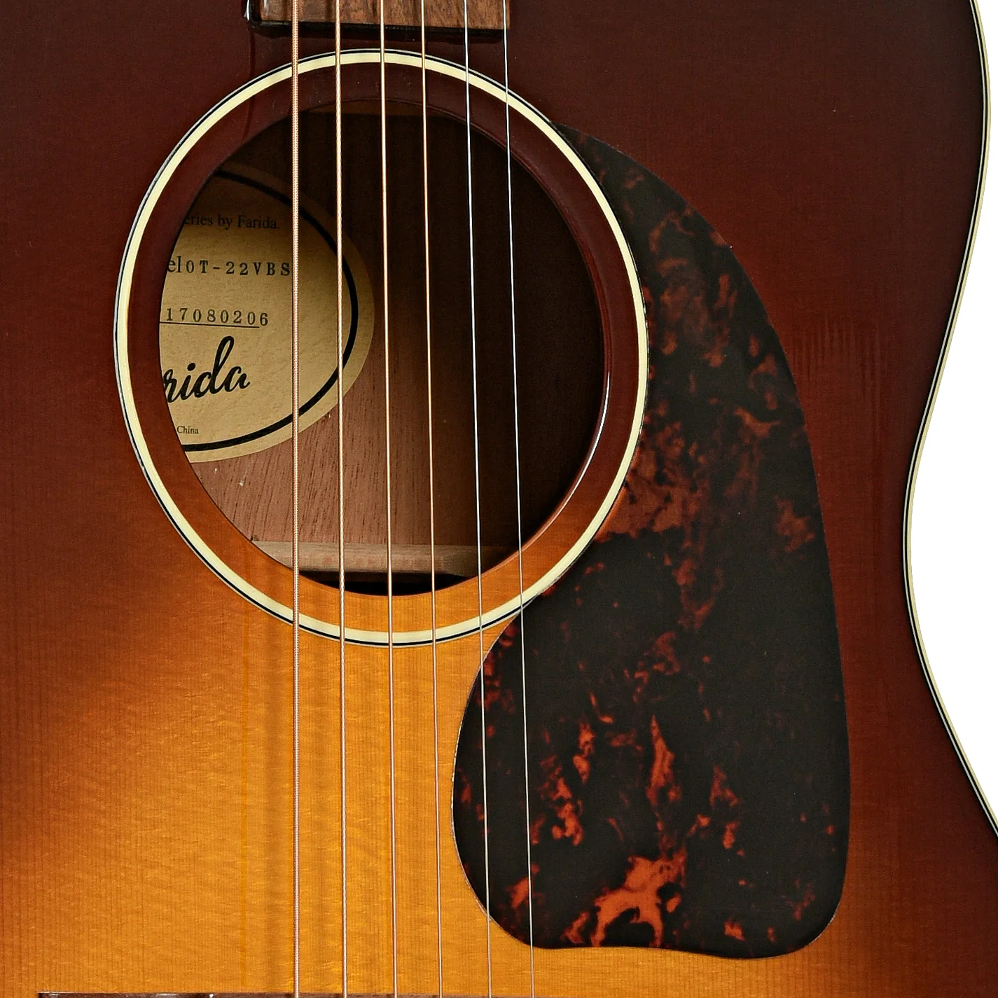 Farida Old Town Series OT-22 VBS Acoustic Guitar (2017) - Image 6