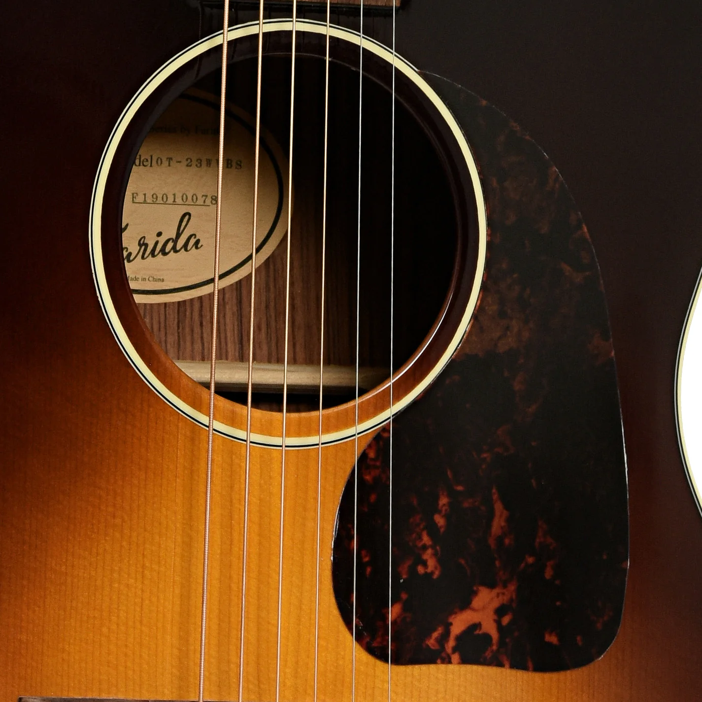 Farida Old Town Series OT-23 Wide VBS Acoustic Guitar (2019) - Image 6