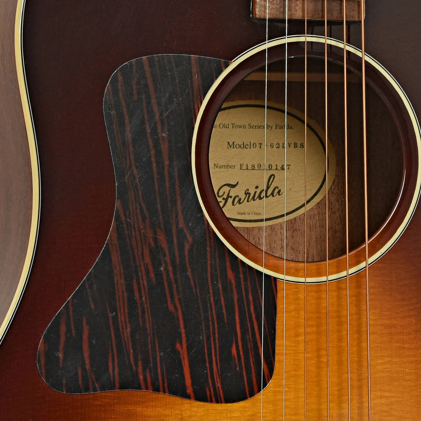 Farida OT-62 LH VBS Acoustic Guitar (2018) - Image 6