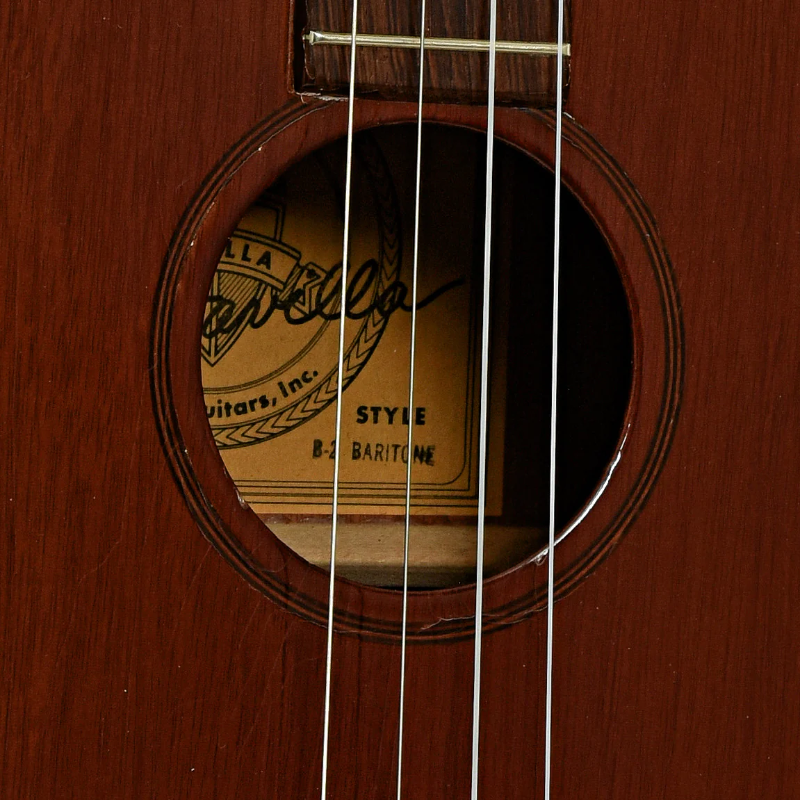 Favilla B-2 Baritone Ukulele (c. 1960) - Image 6