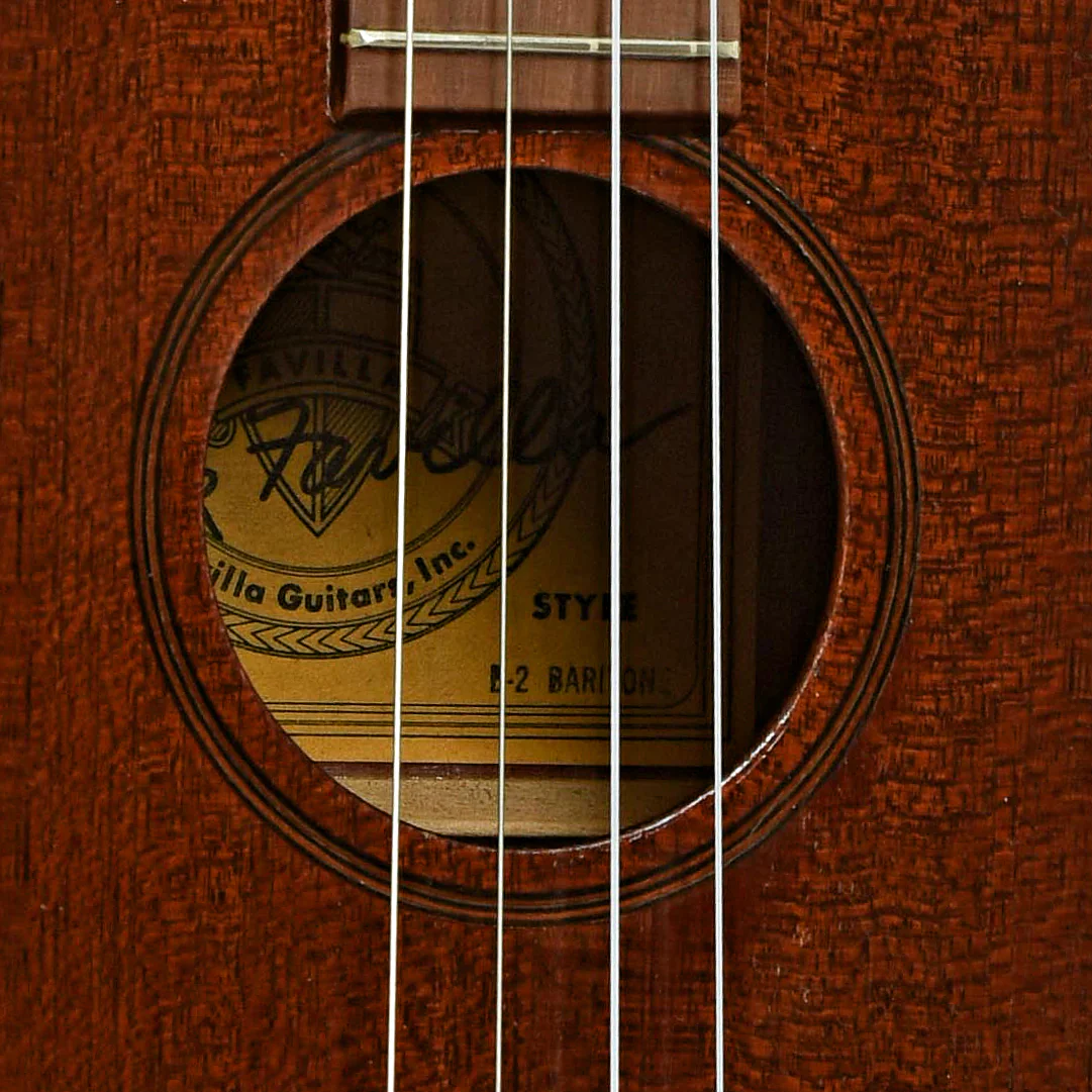 Favilla B-2 Baritone Ukulele (c.1958) - Image 6