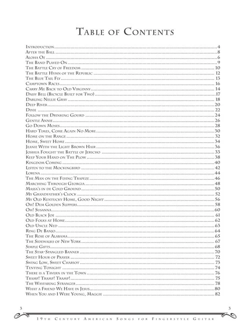 Favorite 19th Century American Songs for Fingerstyle Guitar - Image 2