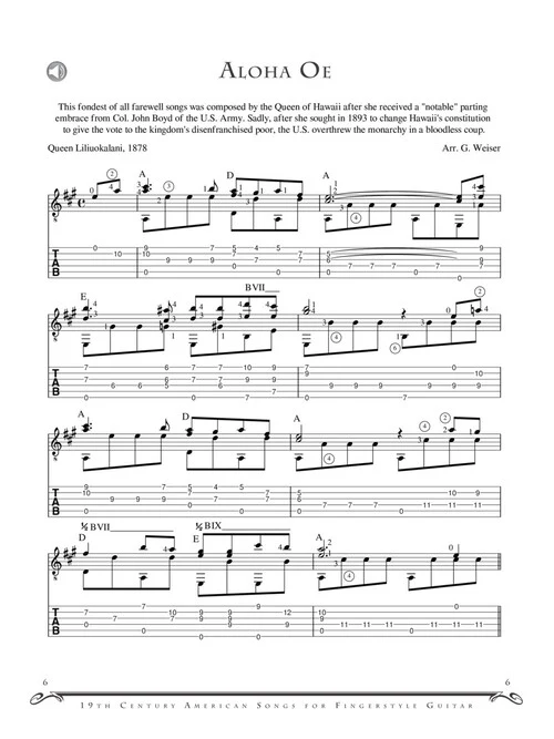 Favorite 19th Century American Songs for Fingerstyle Guitar - Image 5